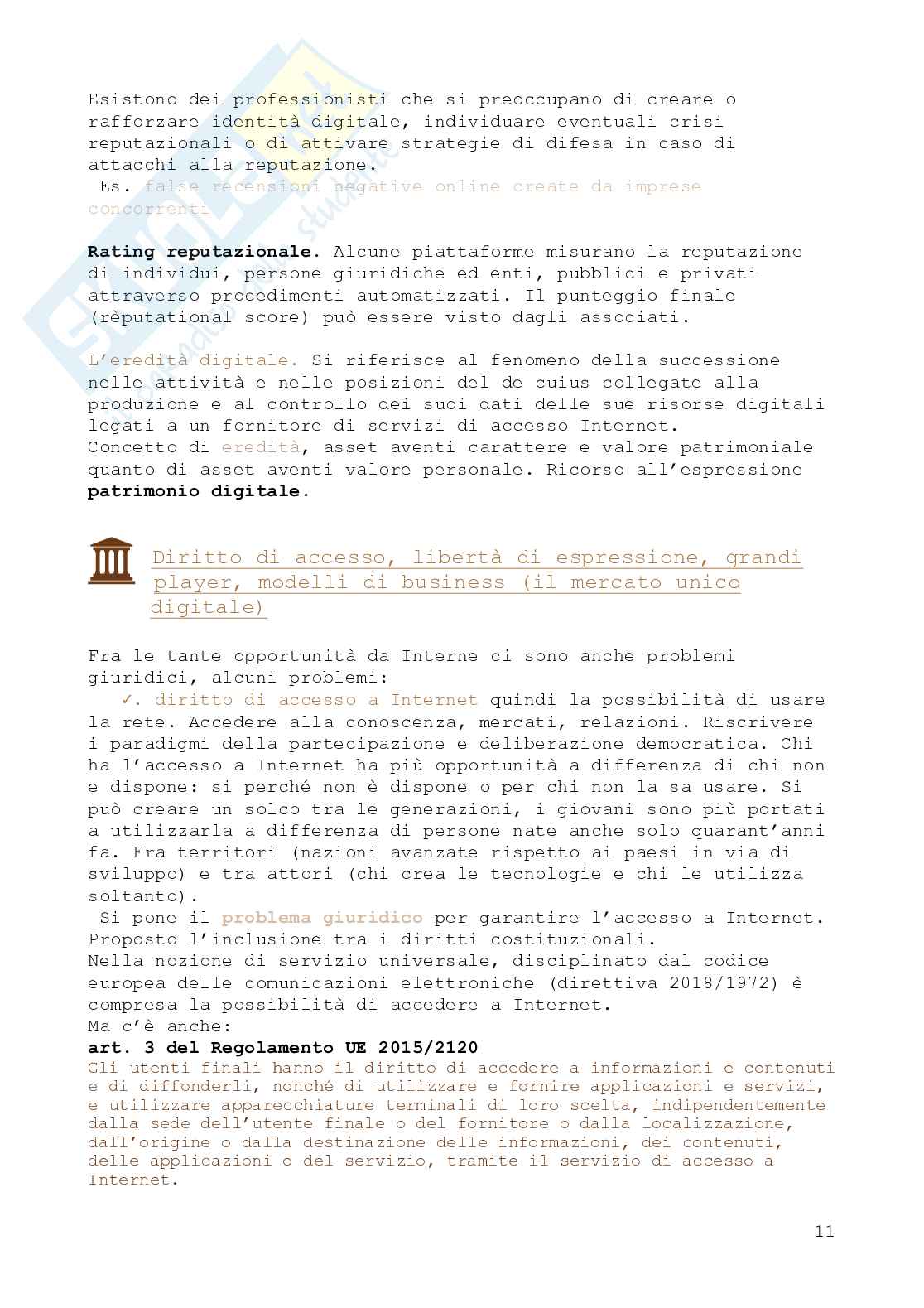 Diritto dell'ambiente informatico Pag. 11