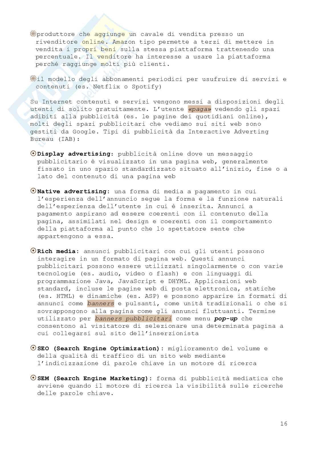 Diritto dell'ambiente informatico Pag. 16