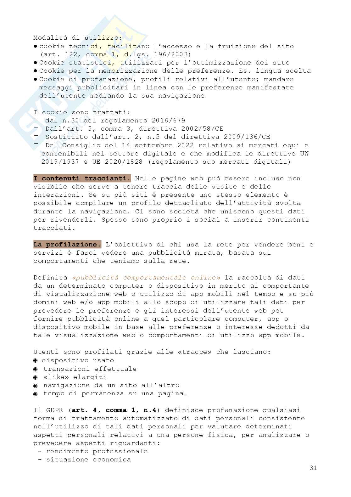 Diritto dell'ambiente informatico Pag. 31