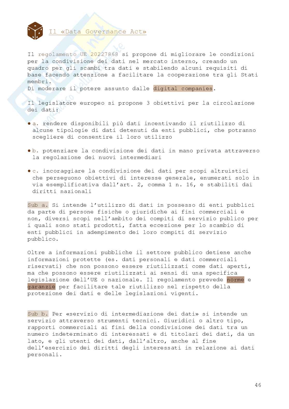 Diritto dell'ambiente informatico Pag. 46