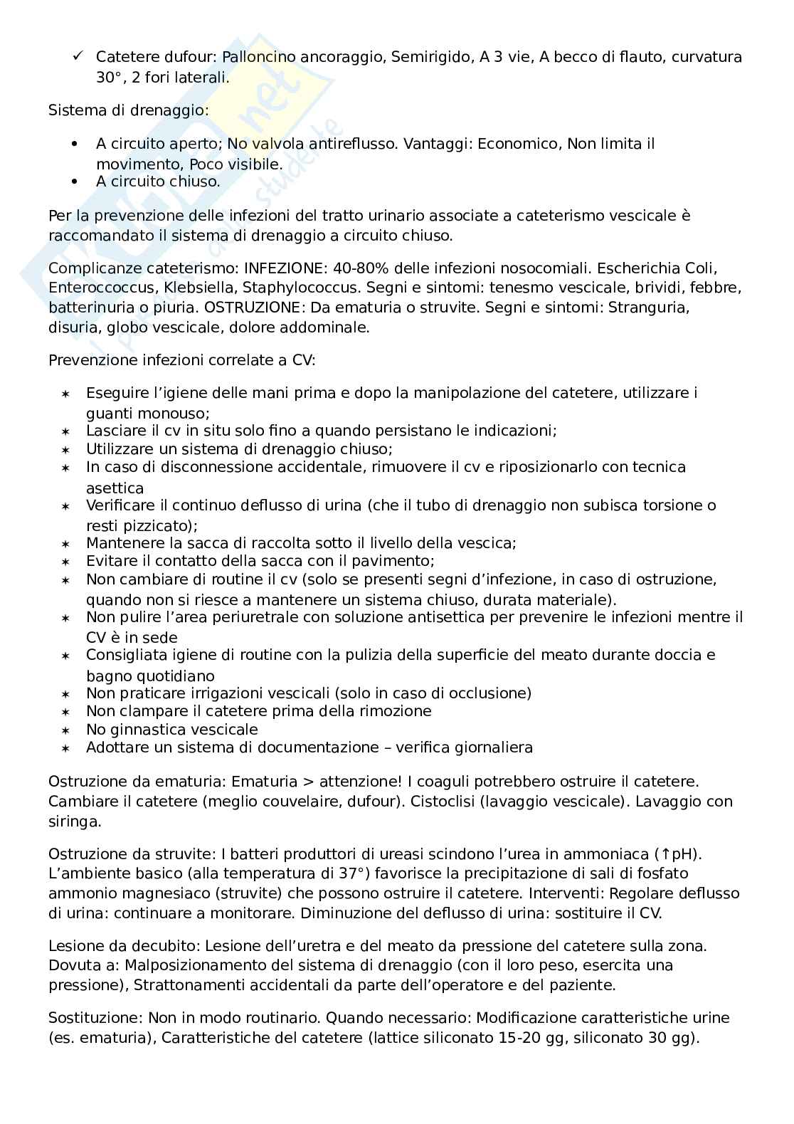 Bisogno di eliminazione urinaria Pag. 11