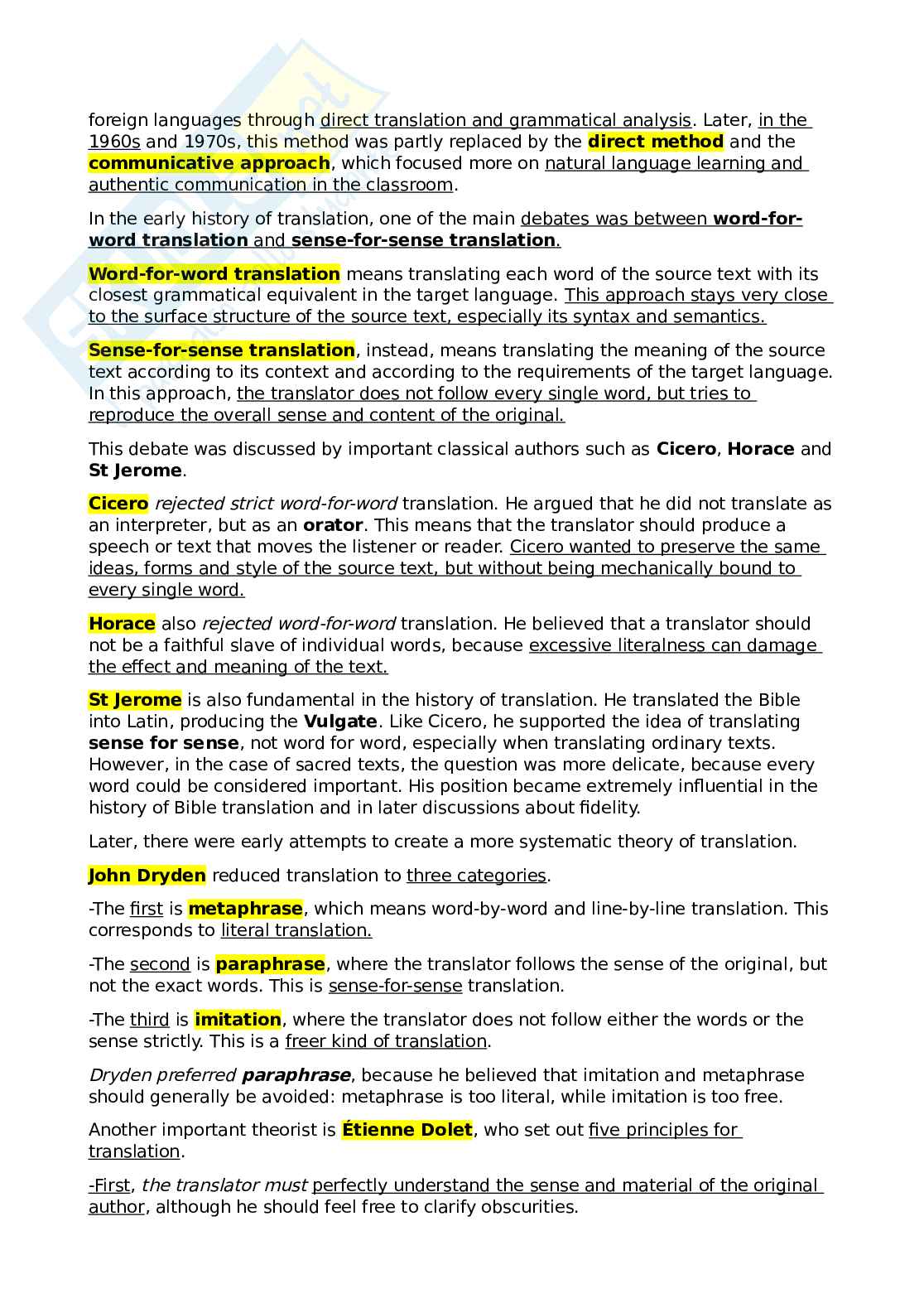 Translation studies - Appunti generali Pag. 2