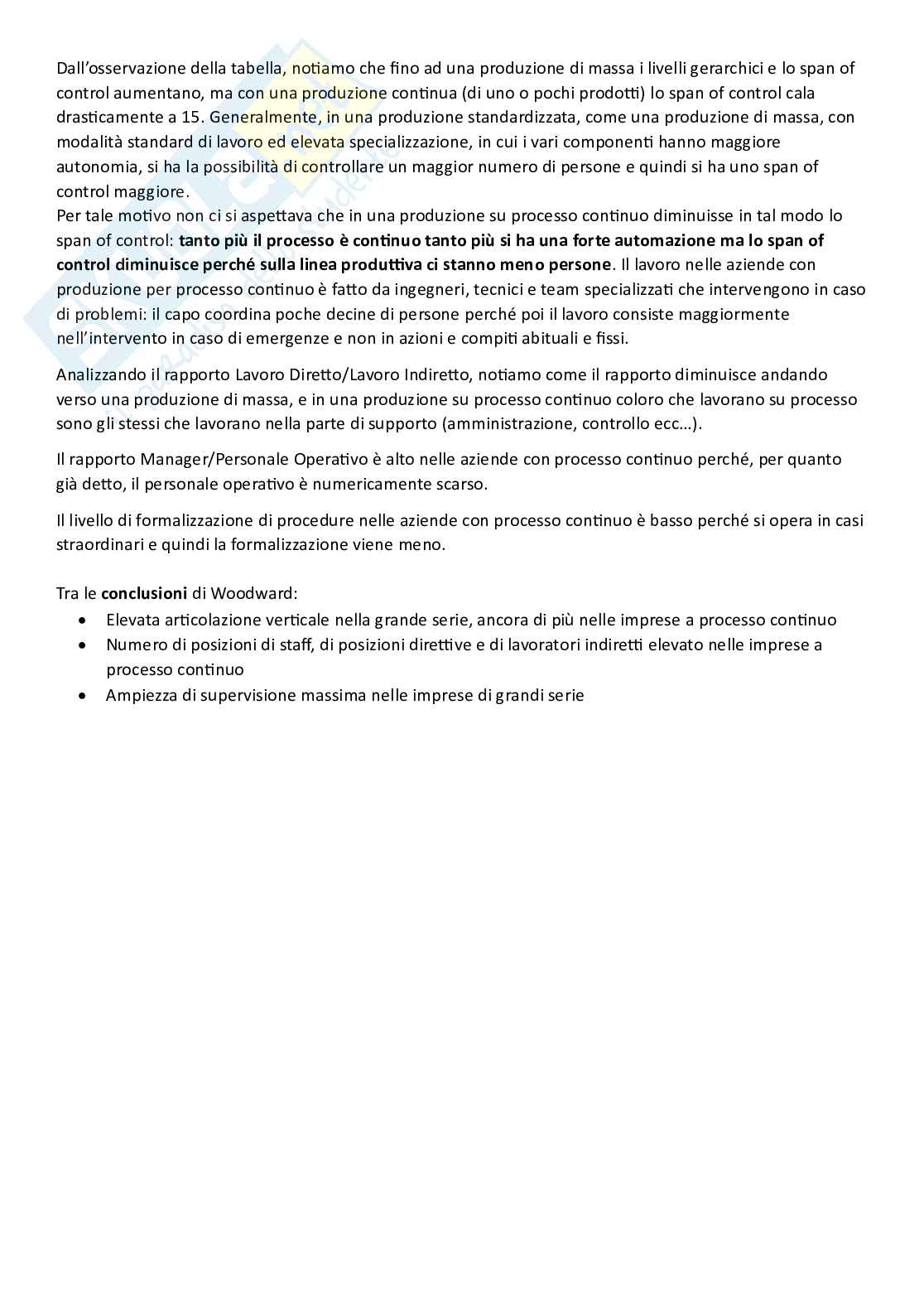 Sistemi organizzativi, parte 9 - Processi organizzativi e modelli organizzativi innovativi Pag. 26