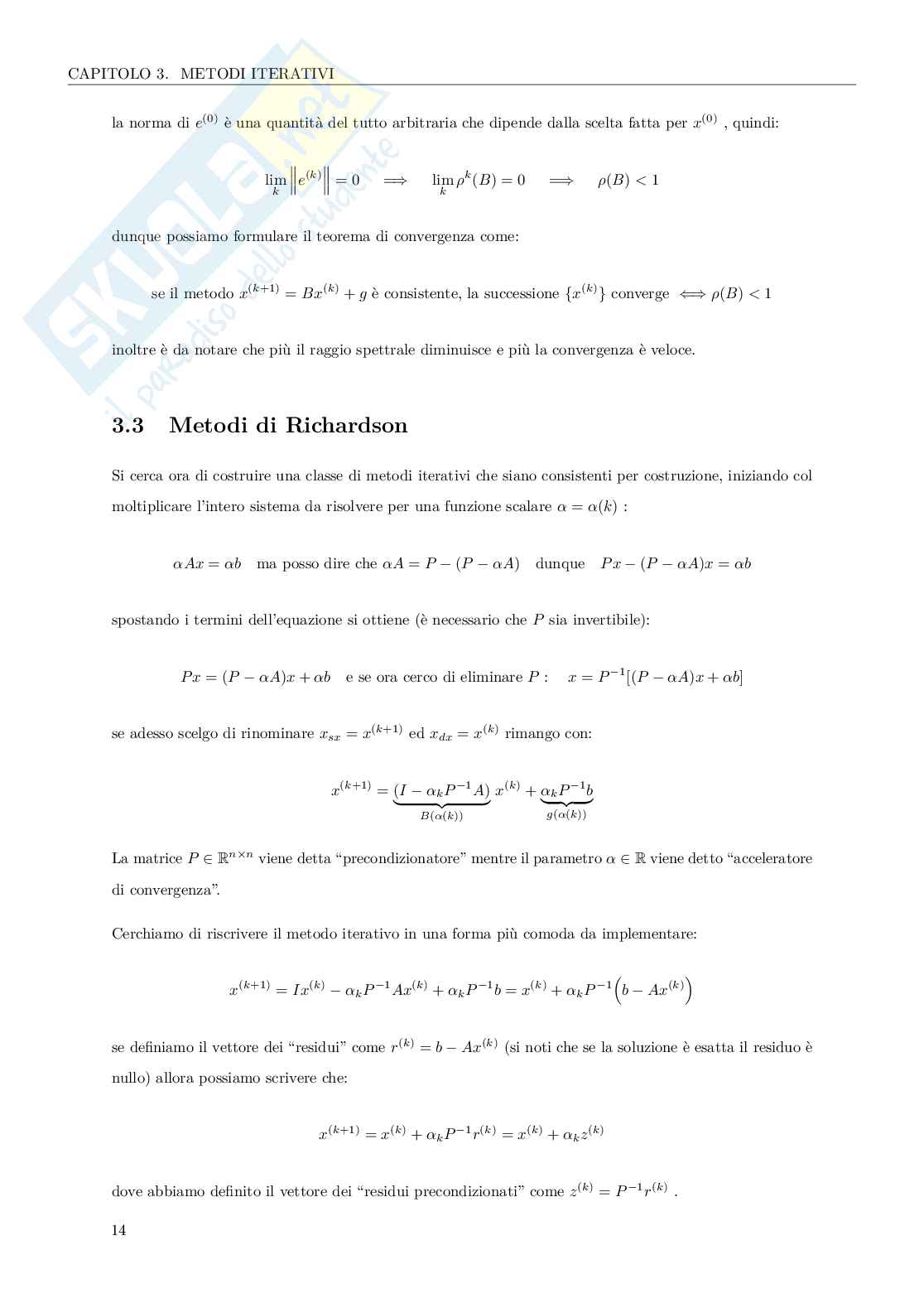 Metodi analitici e numerici per l'ingegneria Pag. 21
