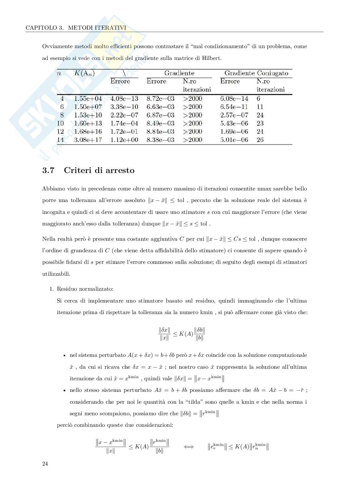 Metodi analitici e numerici per l'ingegneria Pag. 31