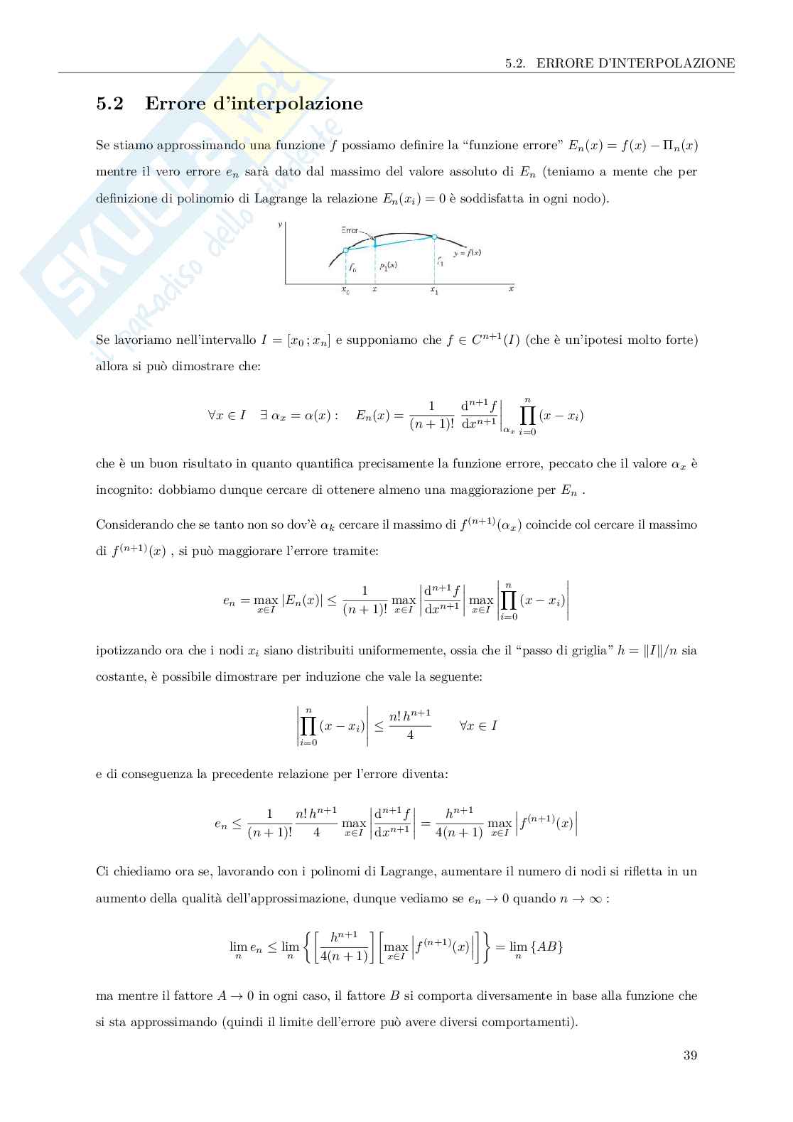 Metodi analitici e numerici per l'ingegneria Pag. 46