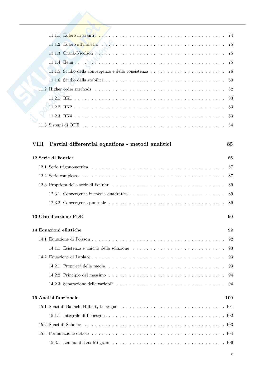 Metodi analitici e numerici per l'ingegneria Pag. 6