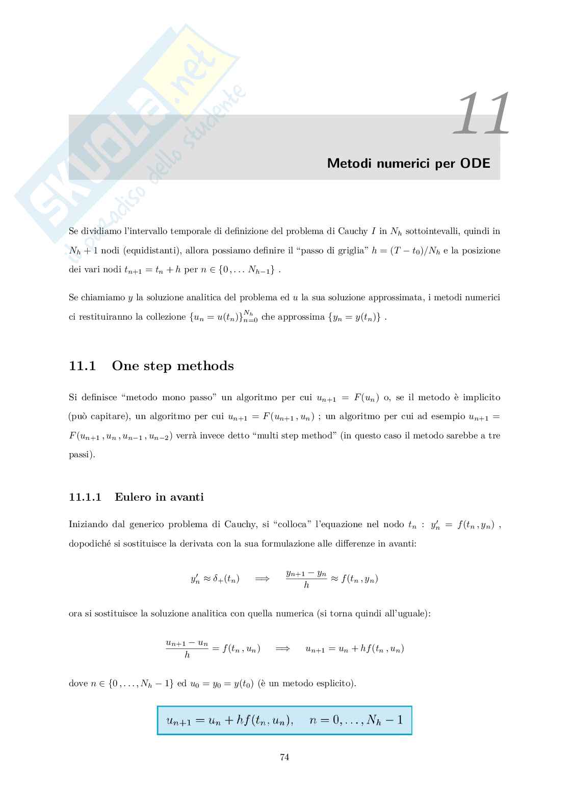 Metodi analitici e numerici per l'ingegneria Pag. 81
