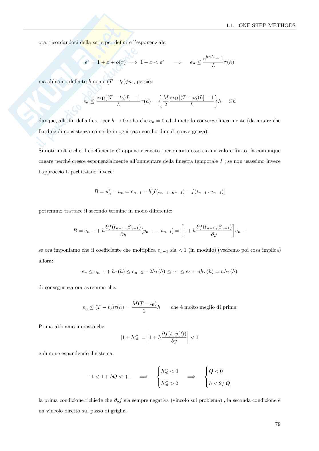 Metodi analitici e numerici per l'ingegneria Pag. 86