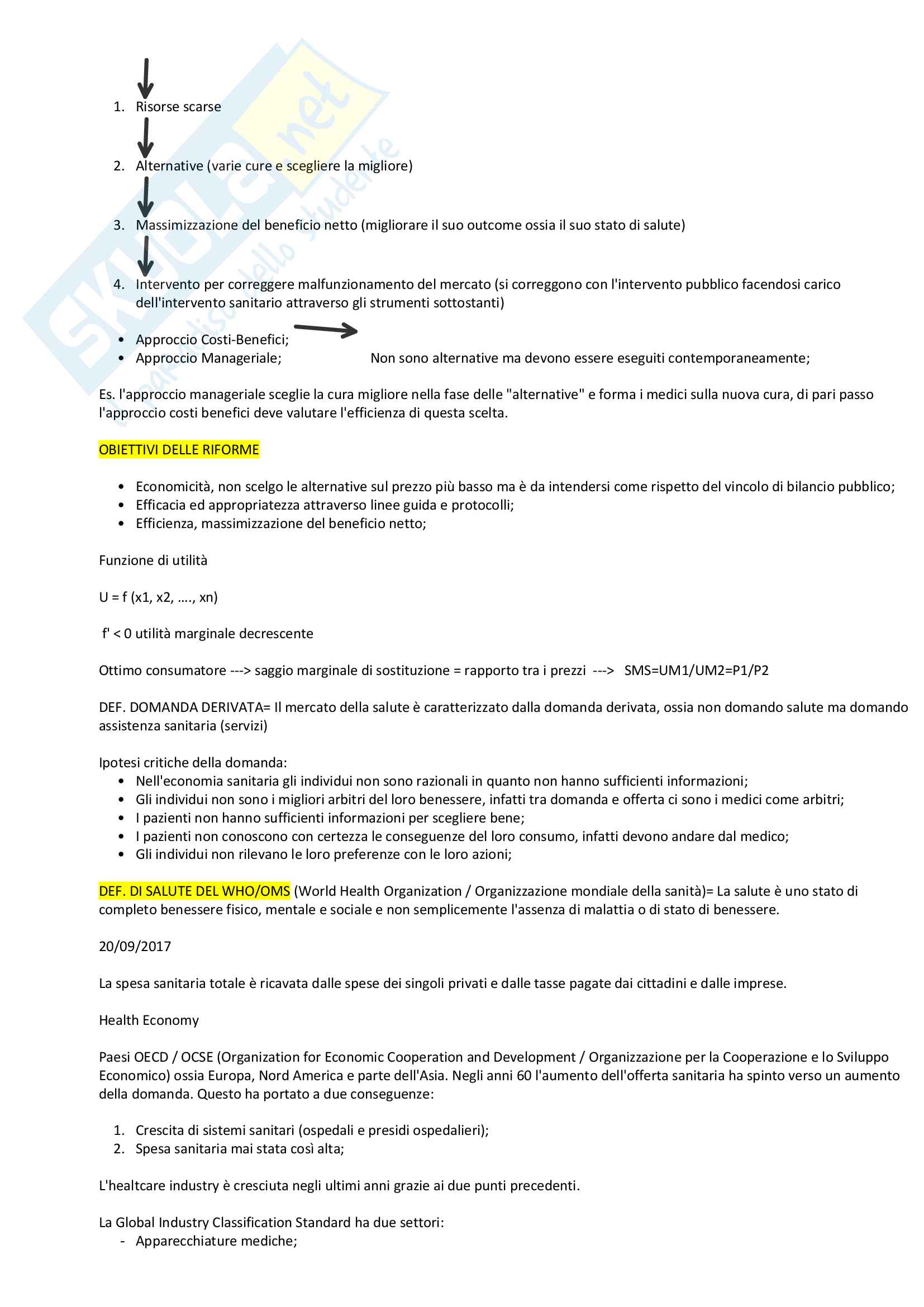 Riassunto Economia Sanitaria Pag. 2