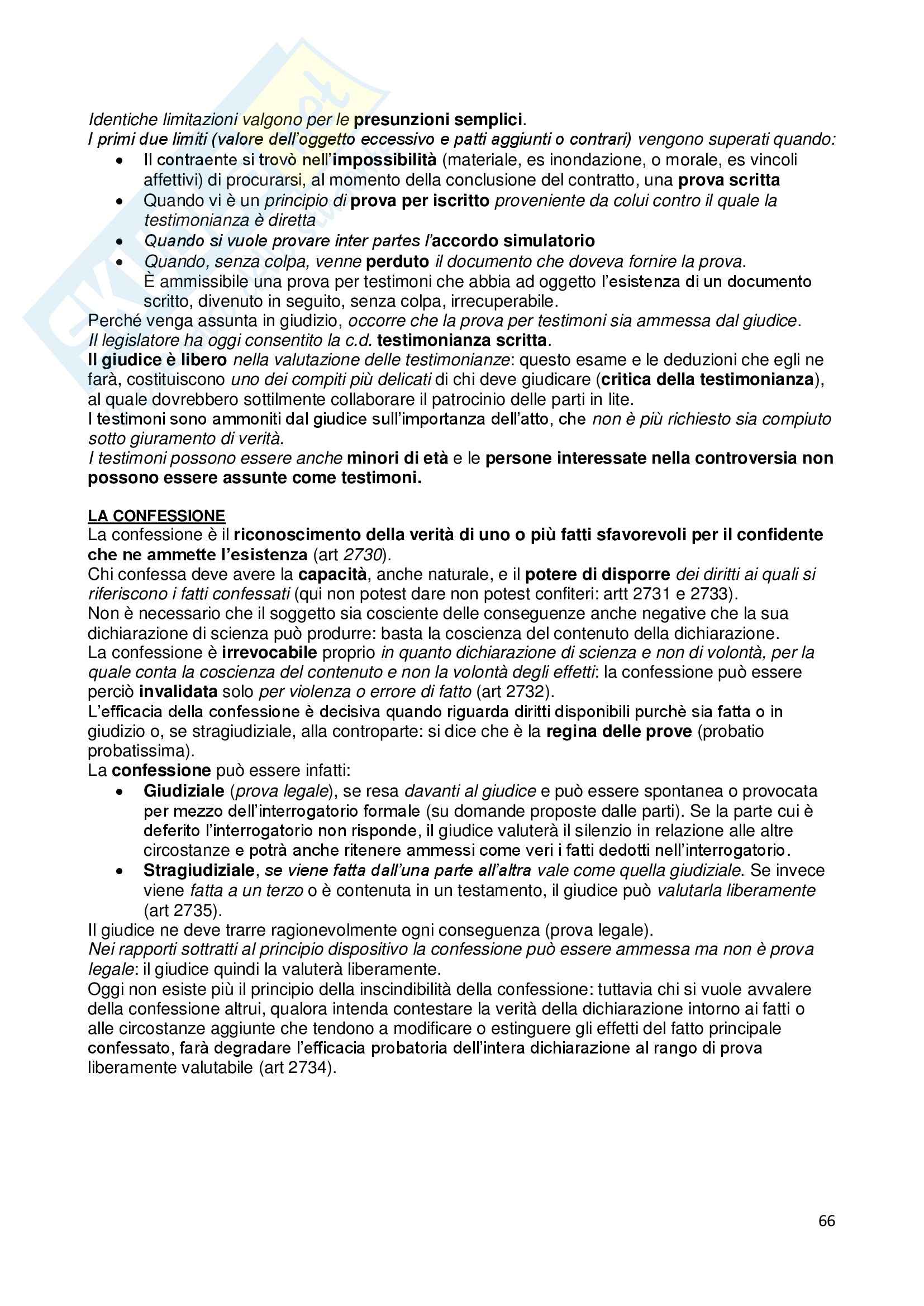 Riassunto esame Diritto privato, prof. Troiano, libro consigliato Istituzioni di diritto civile, Trabucchi Pag. 66