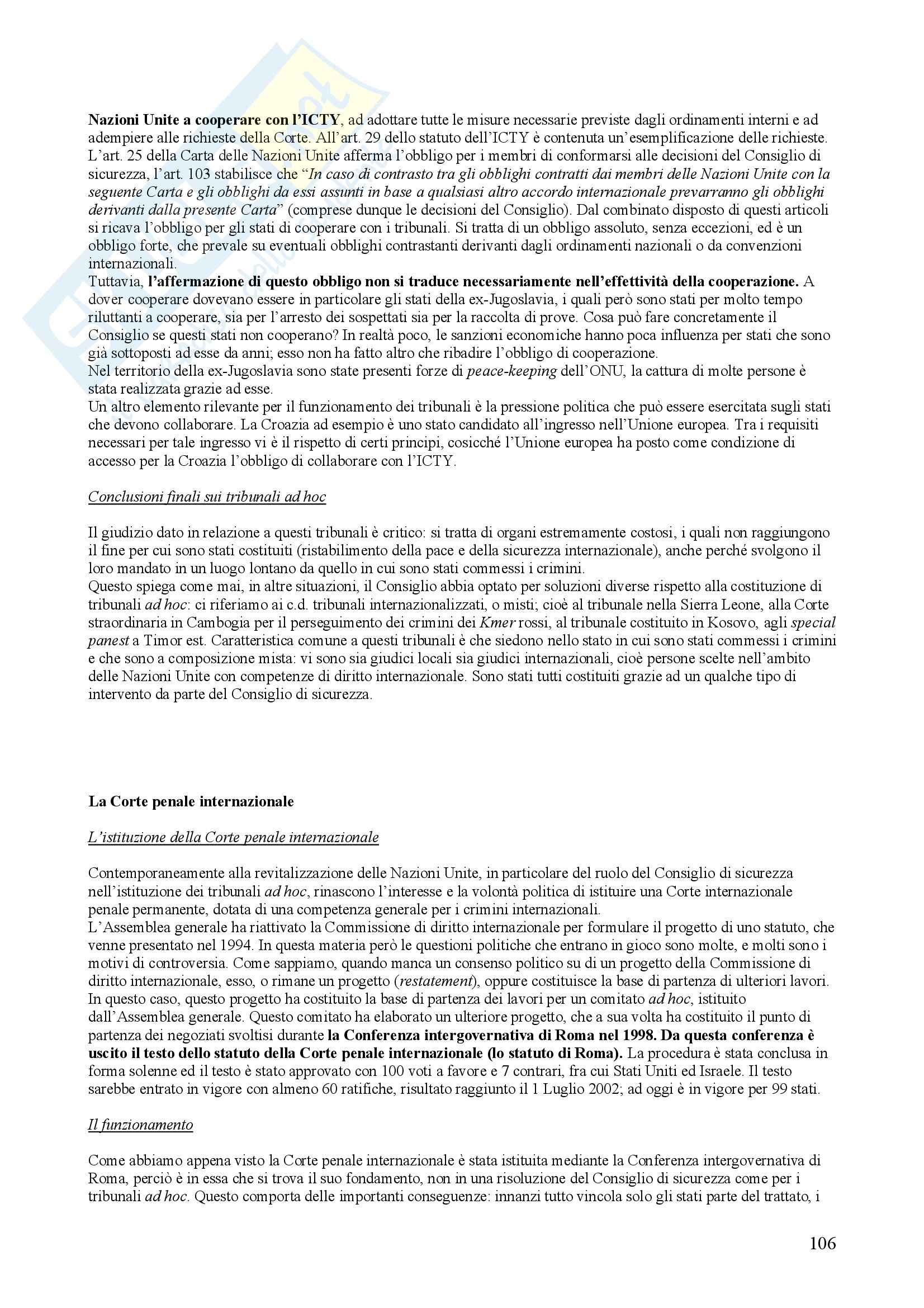 Diritto internazionale - Appunti Pag. 106