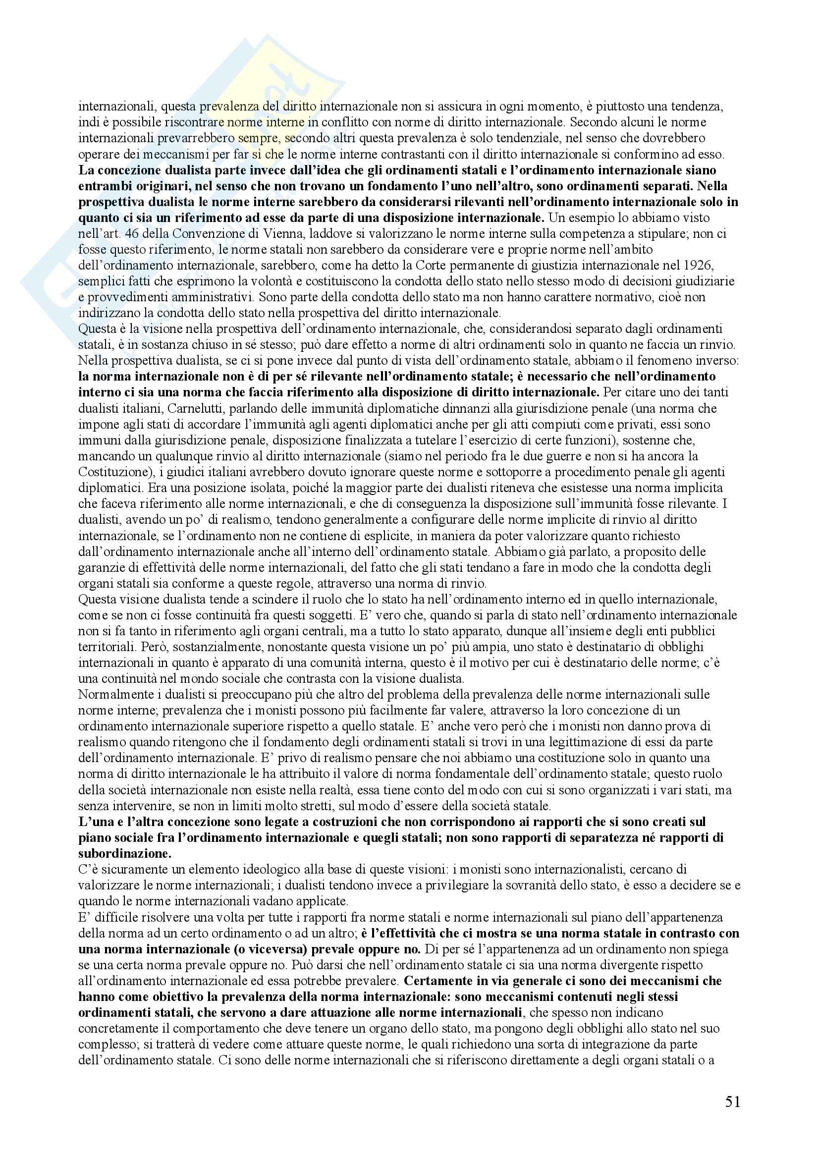 Diritto internazionale - Appunti Pag. 51