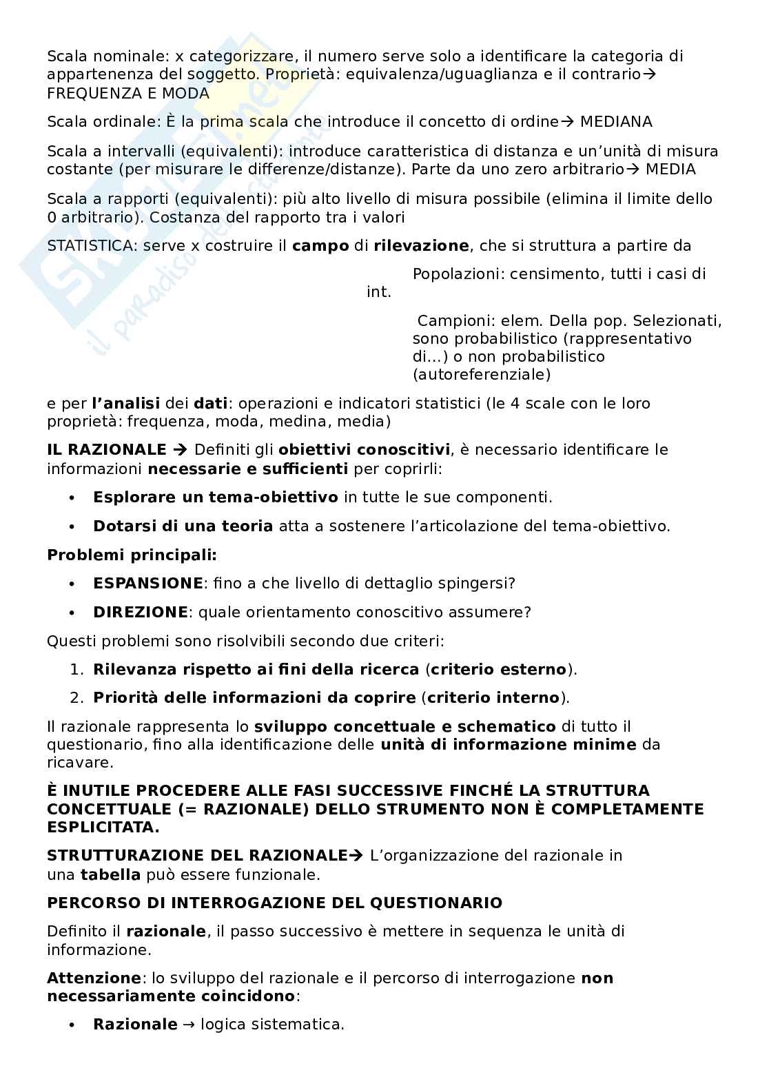 Introduzione al questionario Pag. 2
