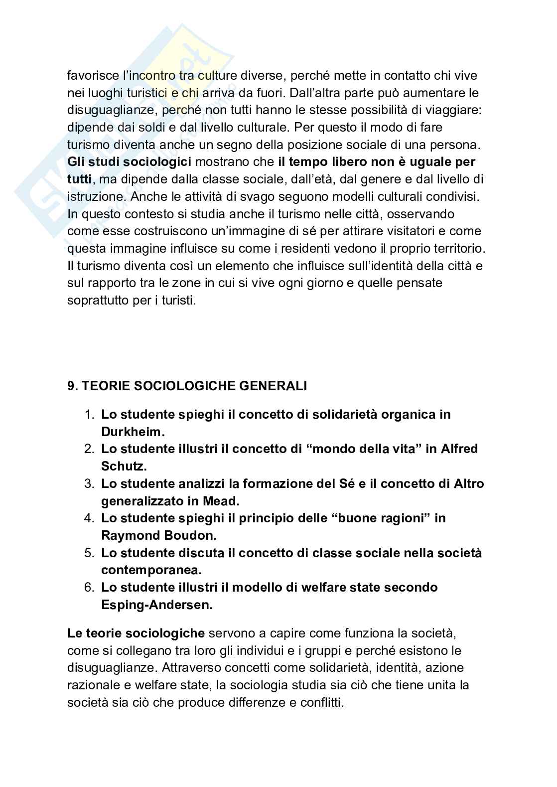 Sociologia urbana, del turismo e del territorio Pag. 16