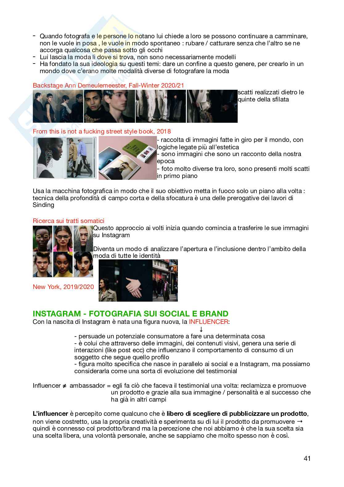 Appunti per l'esame di Fotografia e identità visiva  Pag. 41