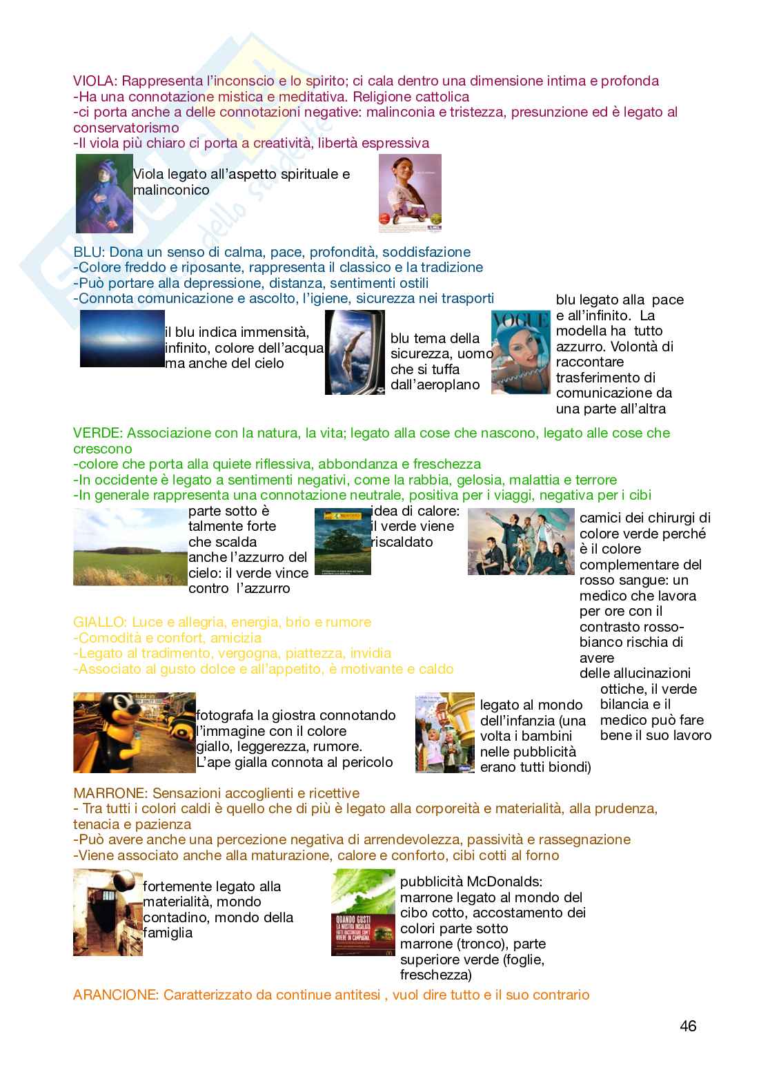 Appunti per l'esame di Fotografia e identità visiva  Pag. 46