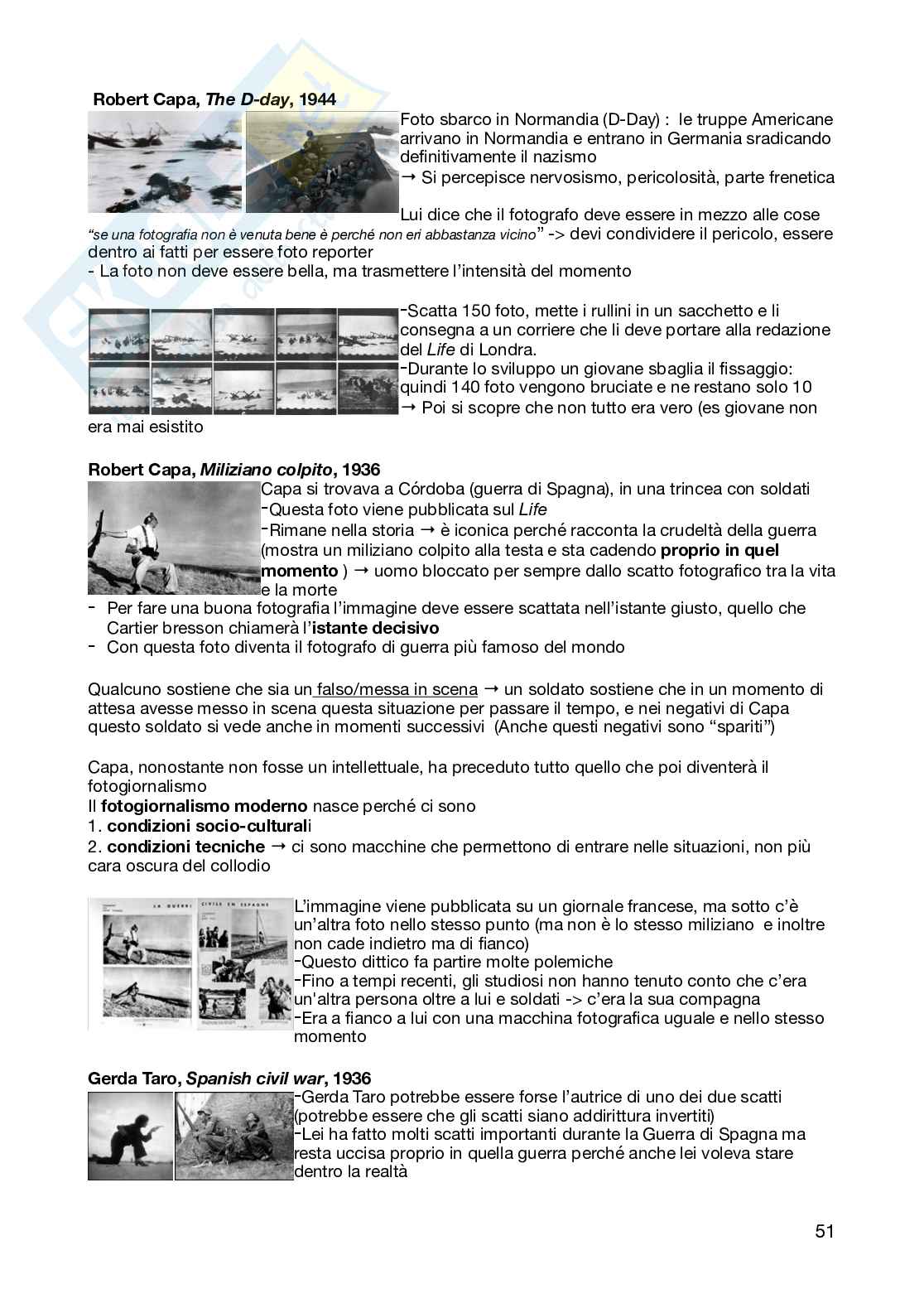 Appunti per l'esame di Fotografia e identità visiva  Pag. 51