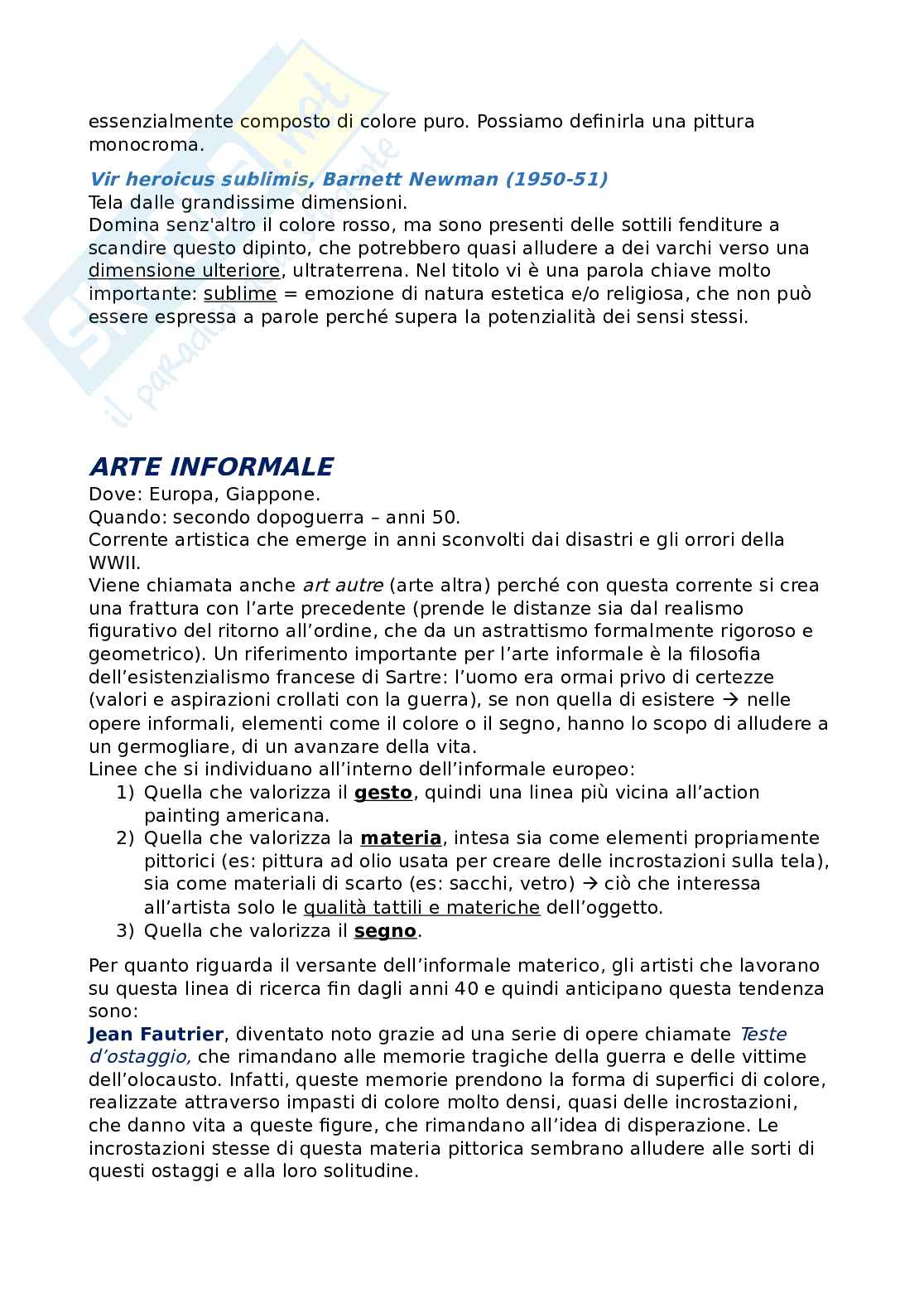 Appunti delle lezioni di Storia dell'arte contemporanea  Pag. 46