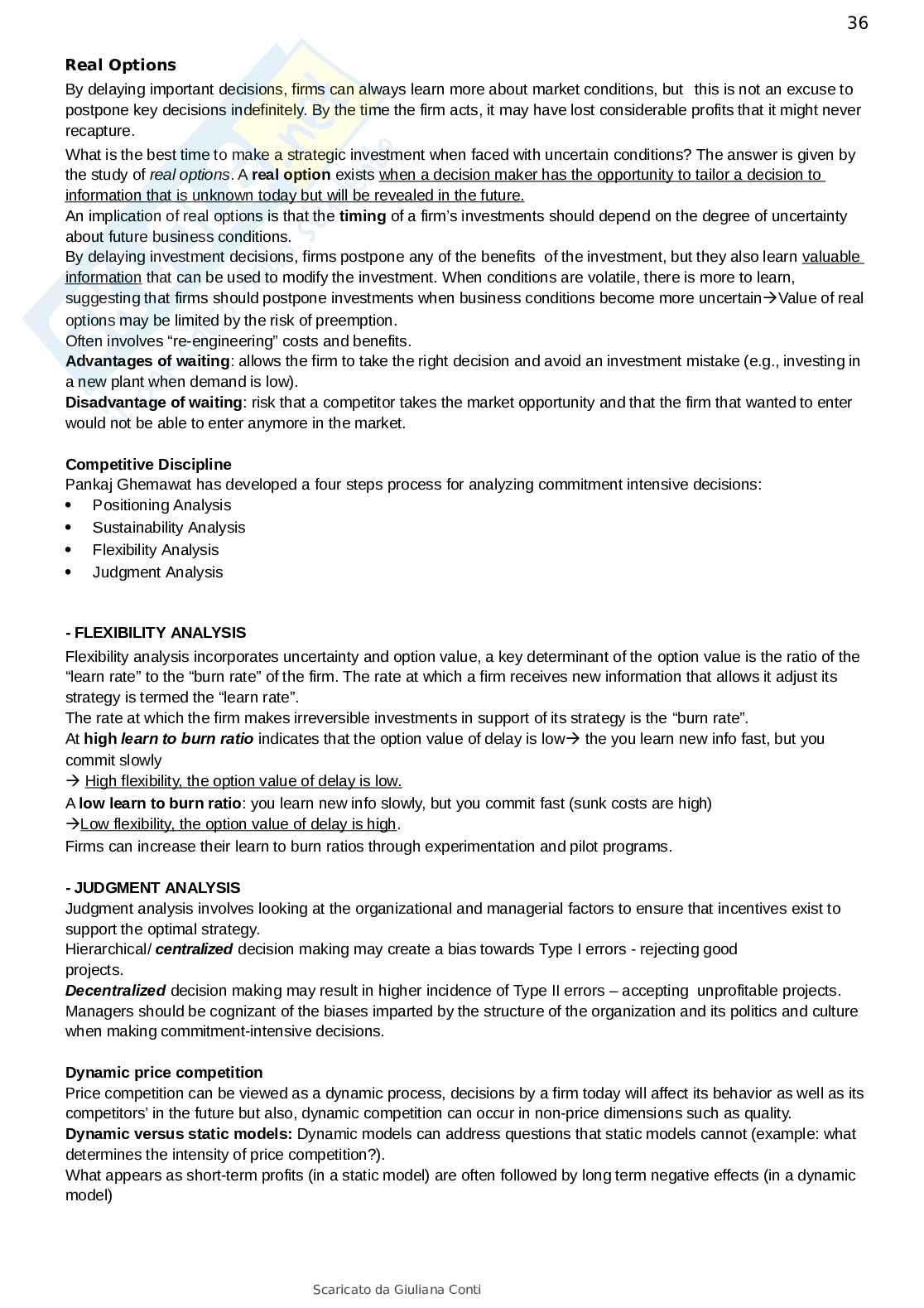 Summary Industrial organization  Pag. 36