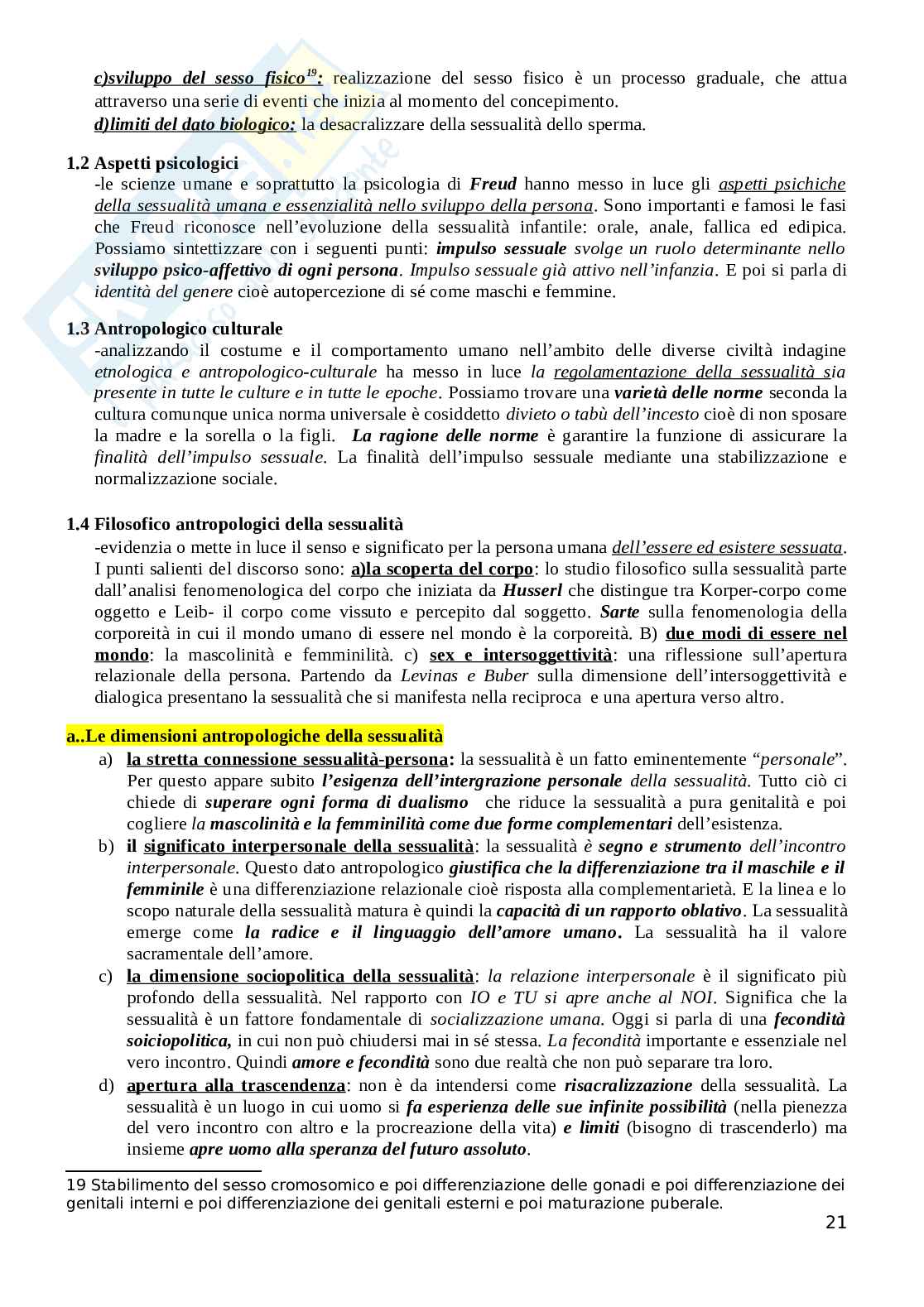 Esame di finale gruppo A Laboratorio tesi di laurea Pag. 21