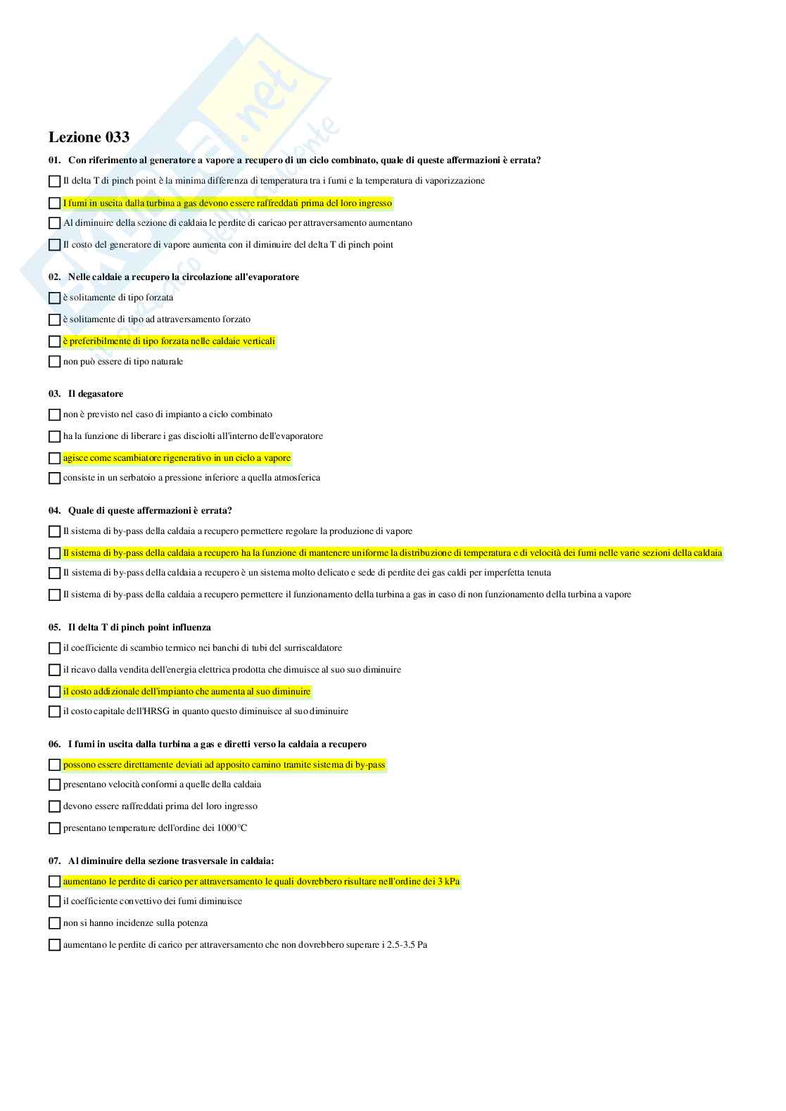 Paniere Progettazione di sistemi energetici Pag. 46