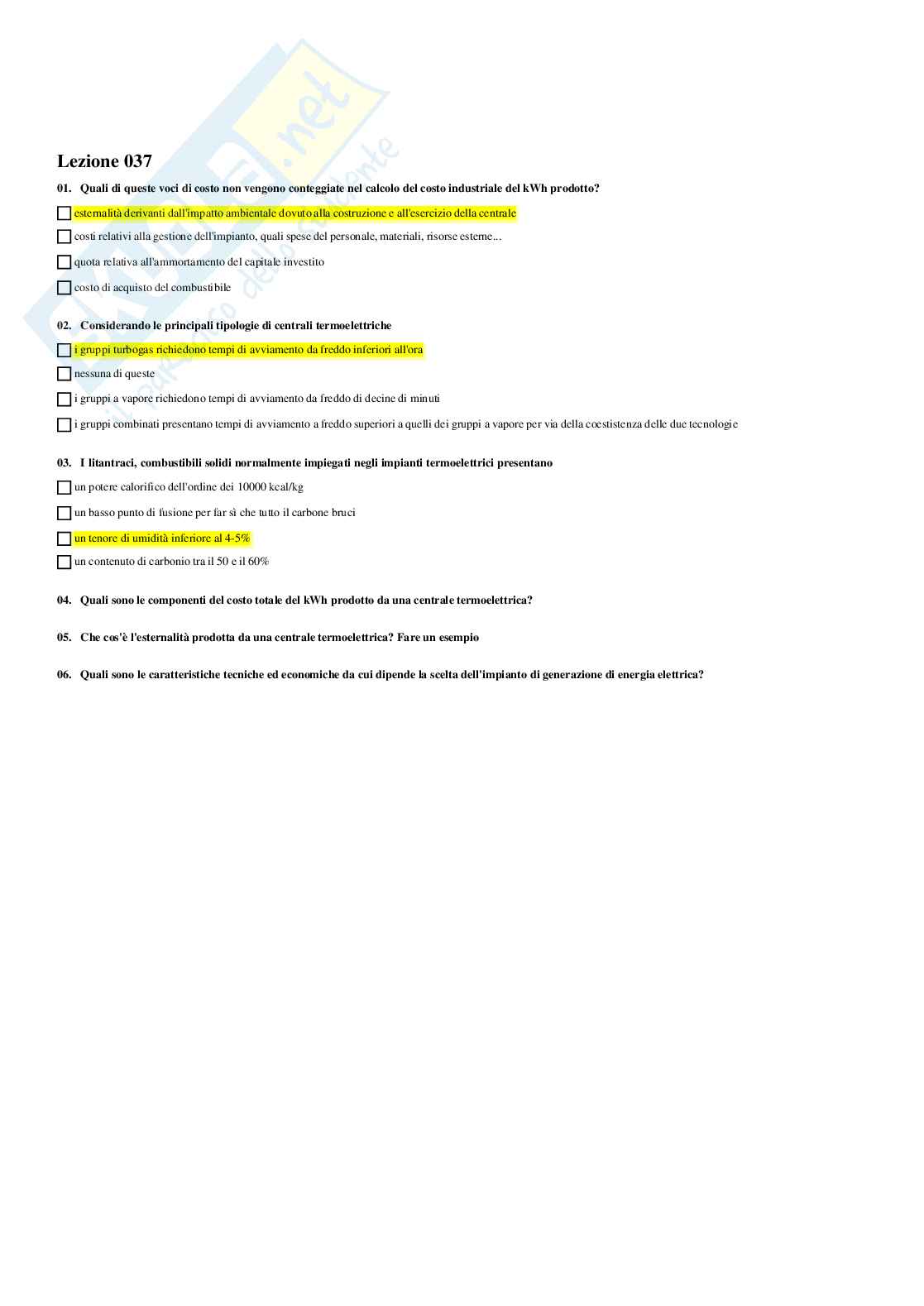 Paniere Progettazione di sistemi energetici Pag. 51