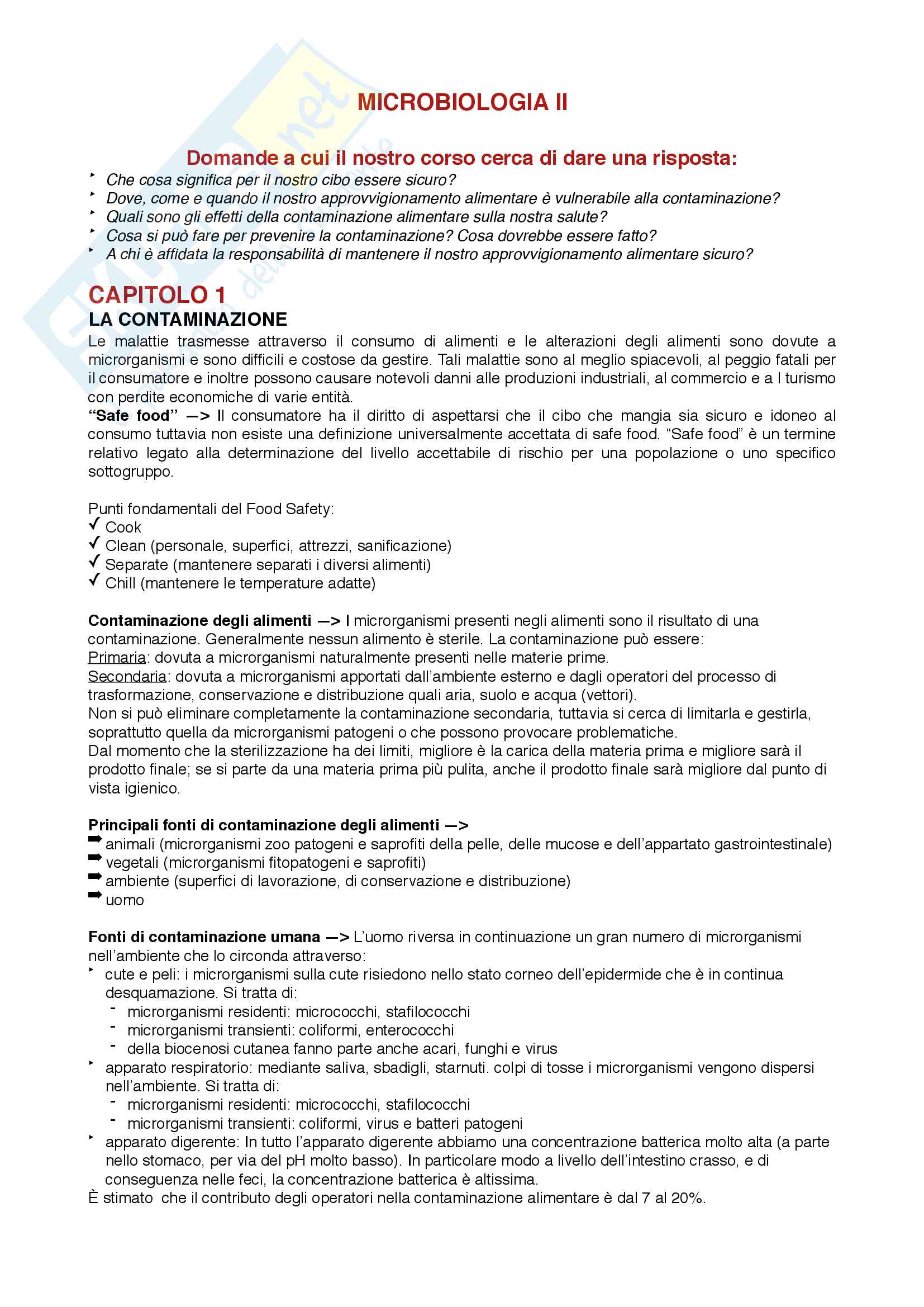 Appunti di Microbiologia 2 Pag. 1