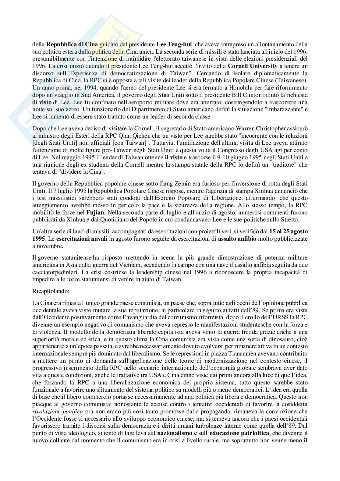 Appunti completi e sostitutivi di Storia della Cina contemporanea  Pag. 66