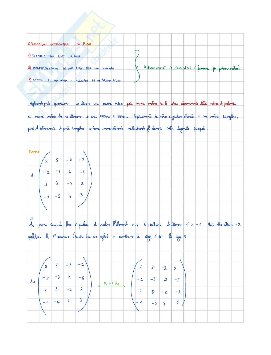 Matrici, parte 2 Pag. 1