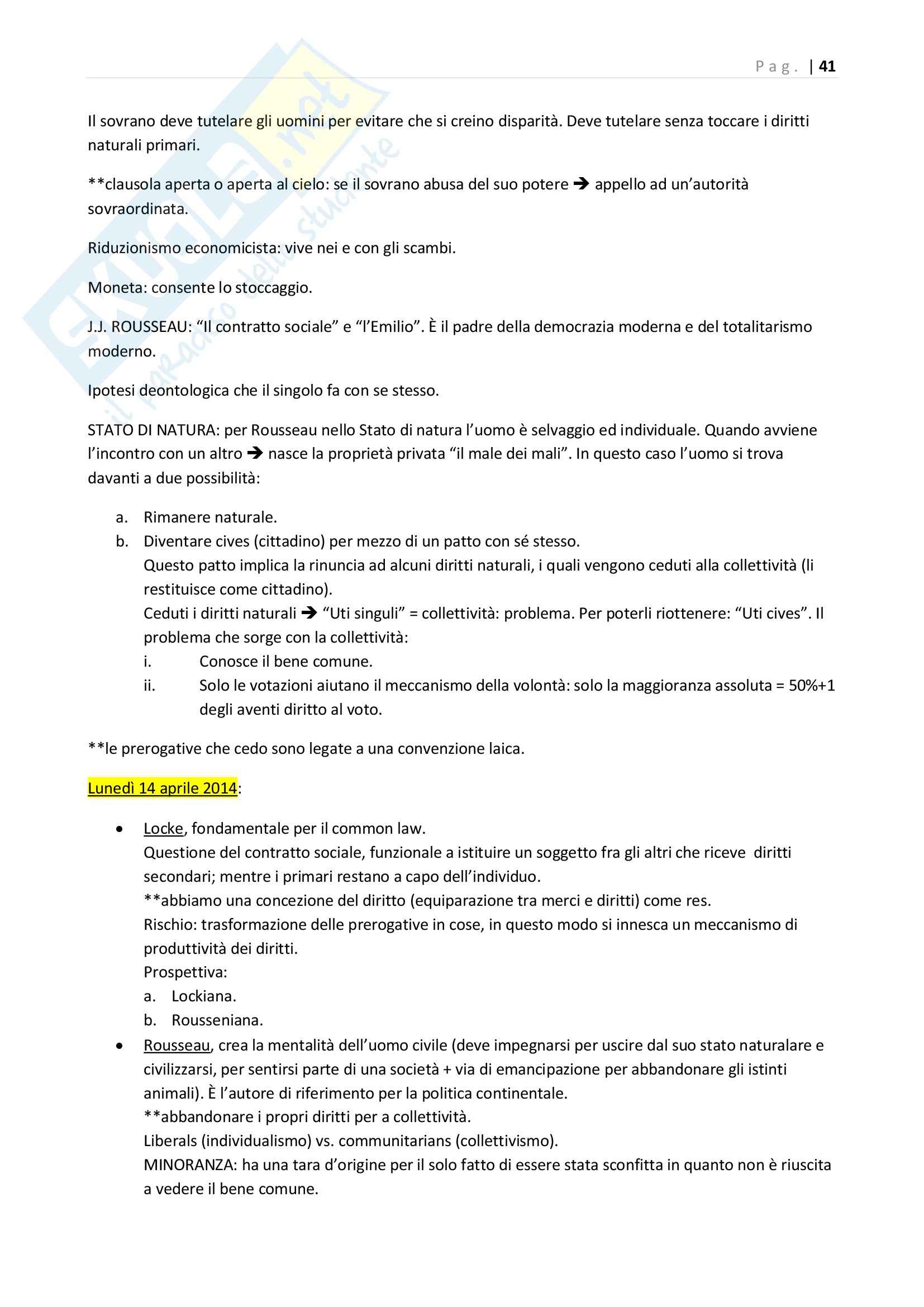 Appunti di filosofia del diritto, Prof. Sommaggio (Unitn) Pag. 41
