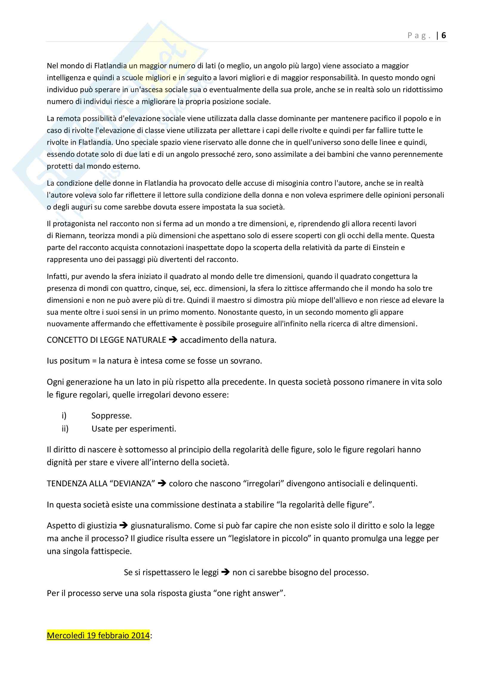 Appunti di filosofia del diritto, Prof. Sommaggio (Unitn) Pag. 6