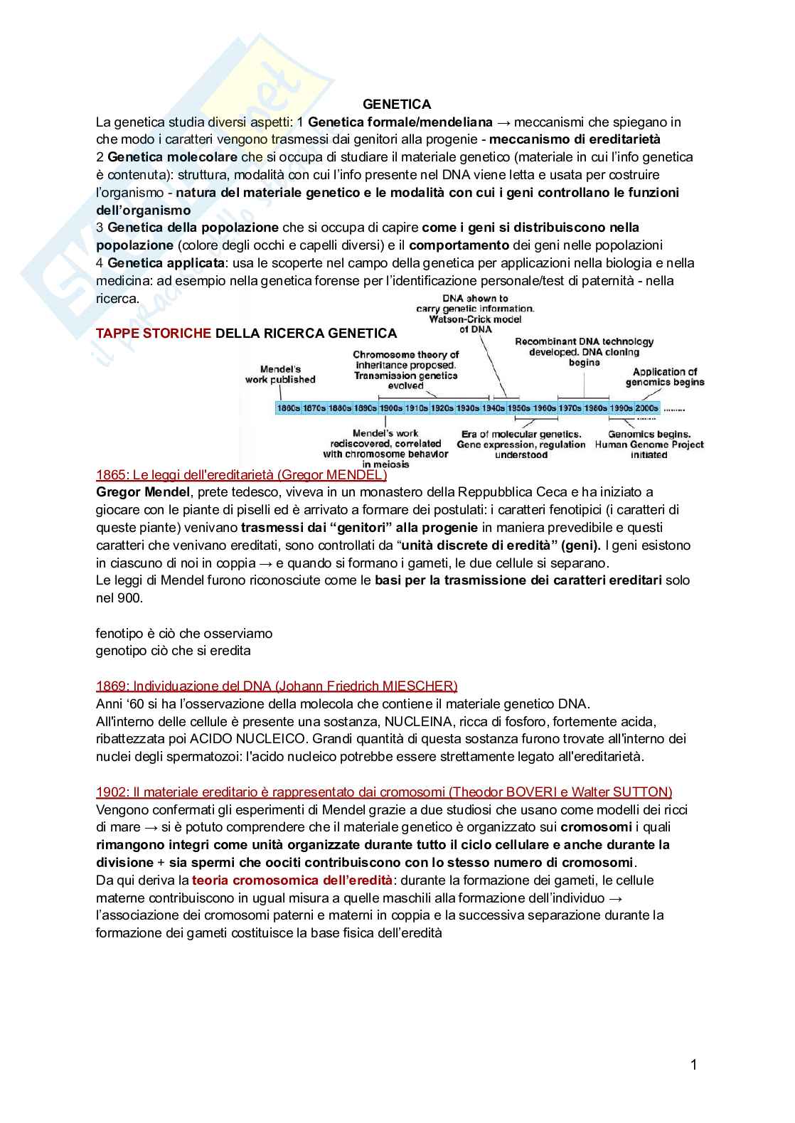 Genetica Pag. 1
