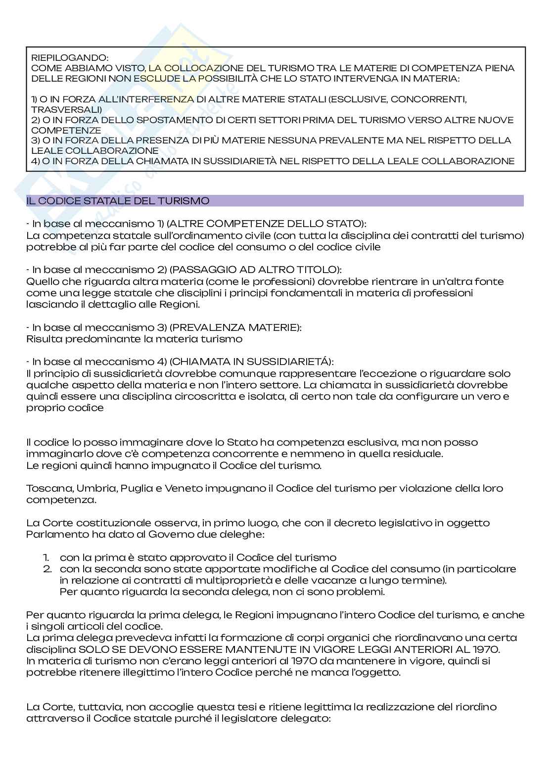 Legislazione del turismo - Appunti anno 2025-2026 Pag. 41