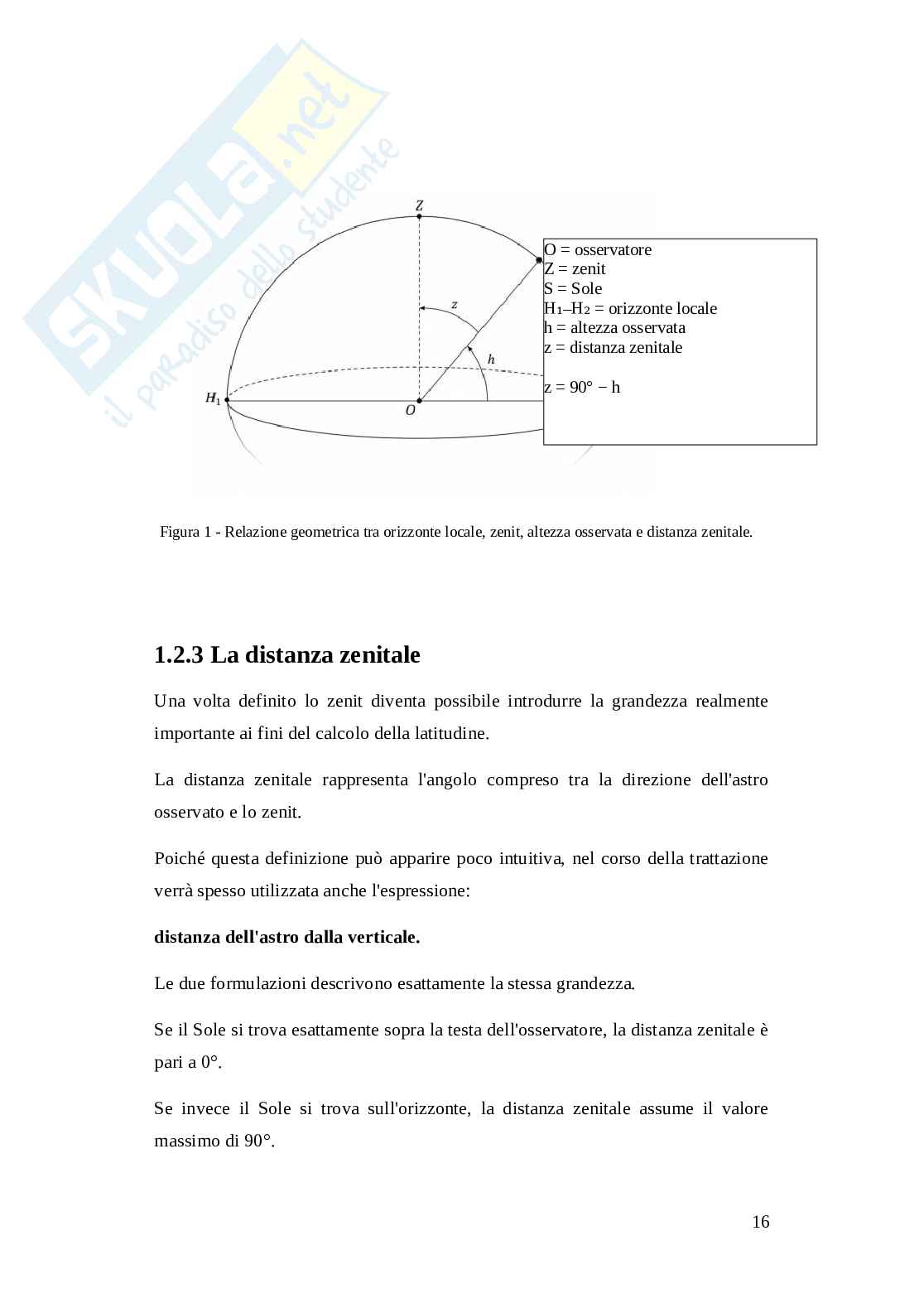 Tesi sulla navigazione astronomica Pag. 16