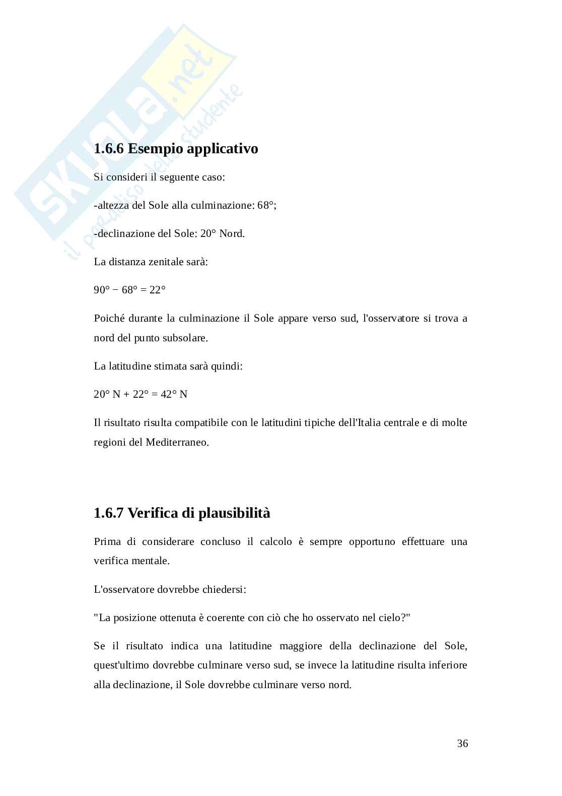 Tesi sulla navigazione astronomica Pag. 36