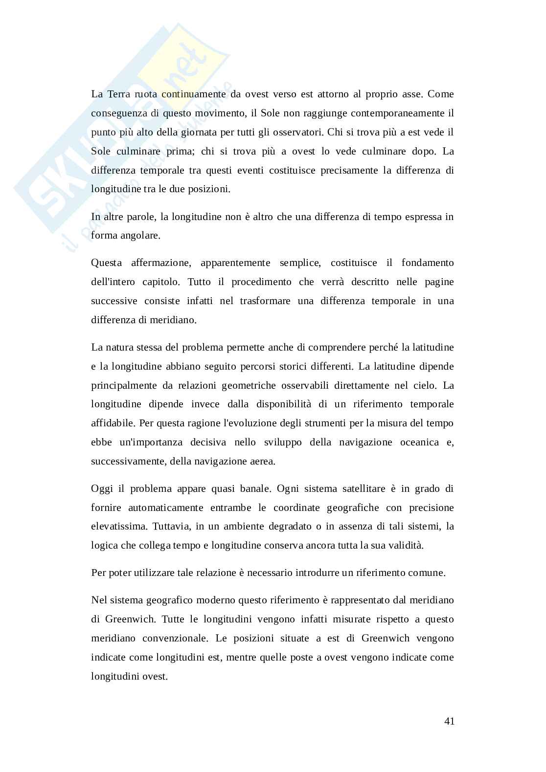 Tesi sulla navigazione astronomica Pag. 41