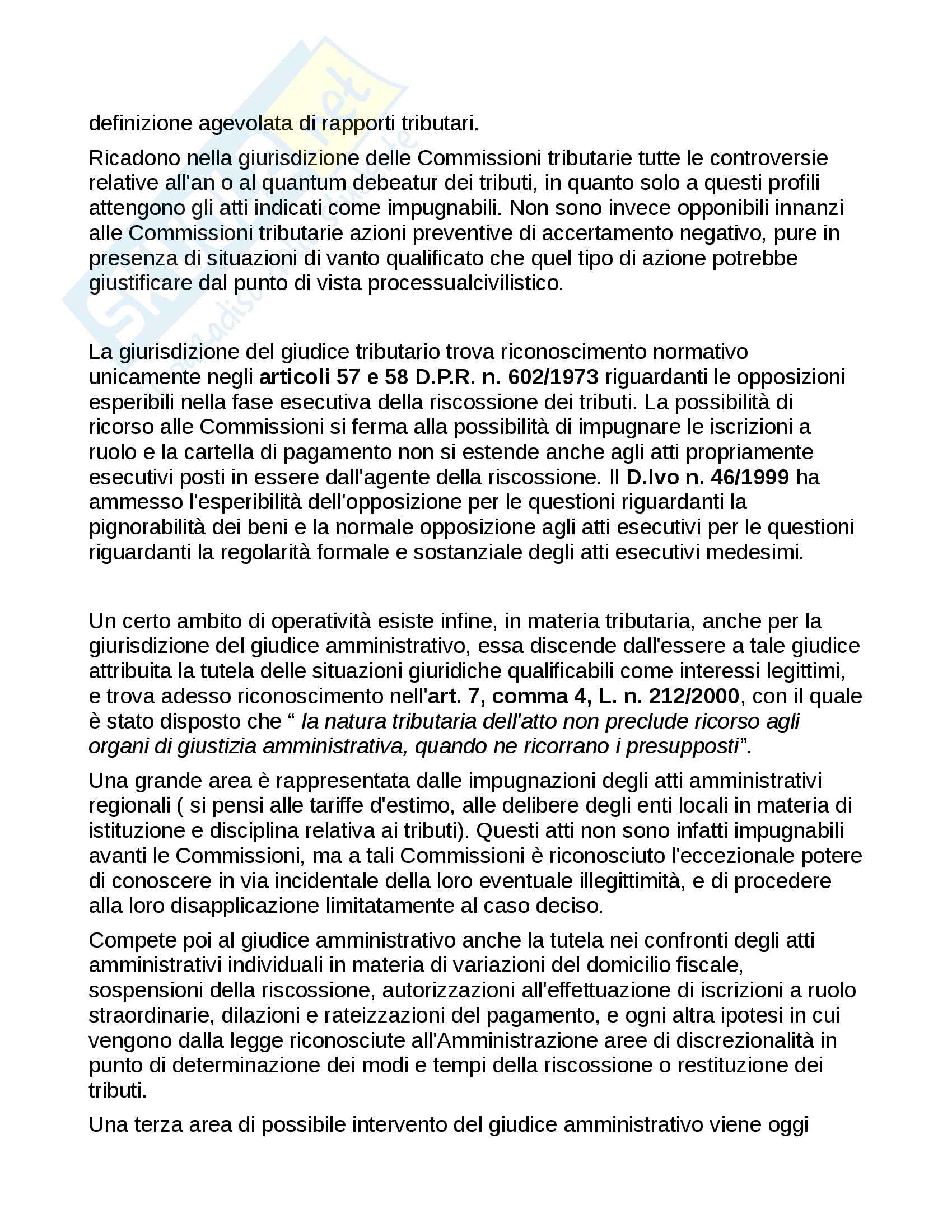 Diritto tributario - Appunti Pag. 6