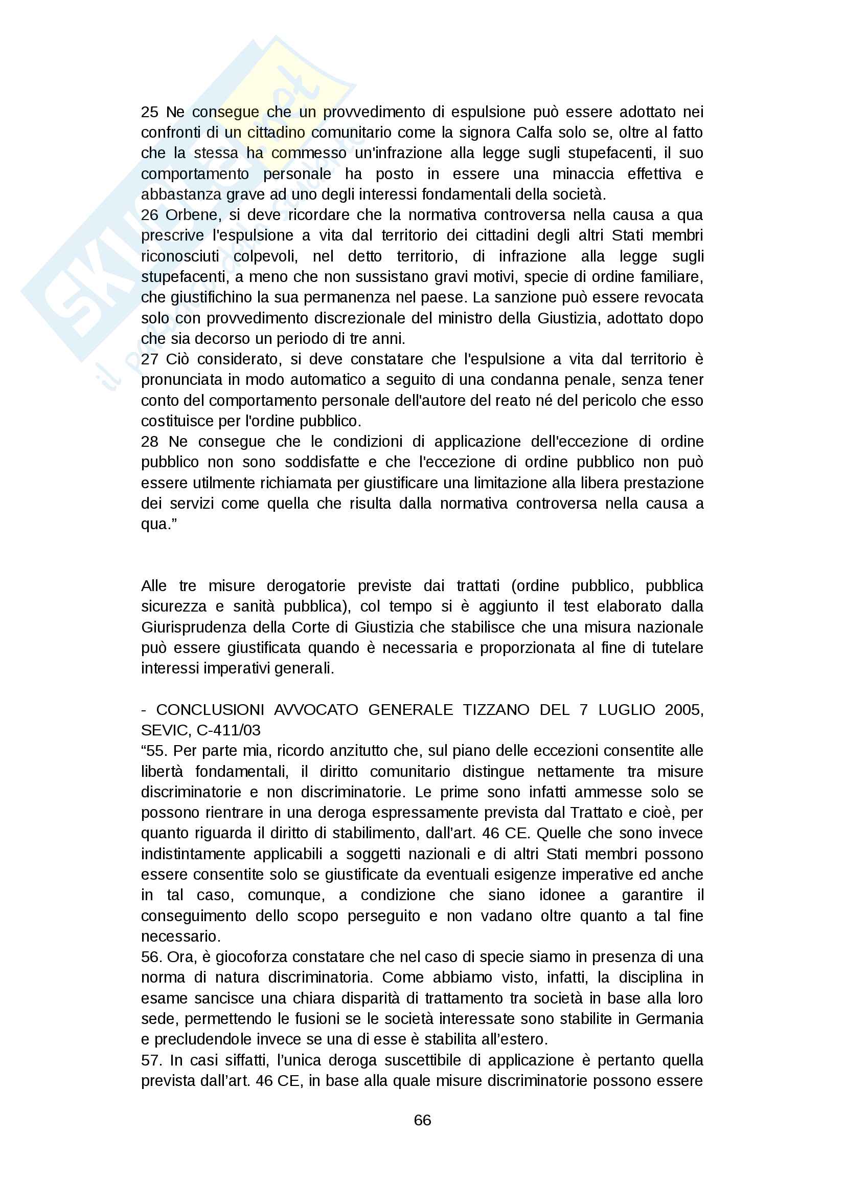 Diritto dell'UE Pag. 66