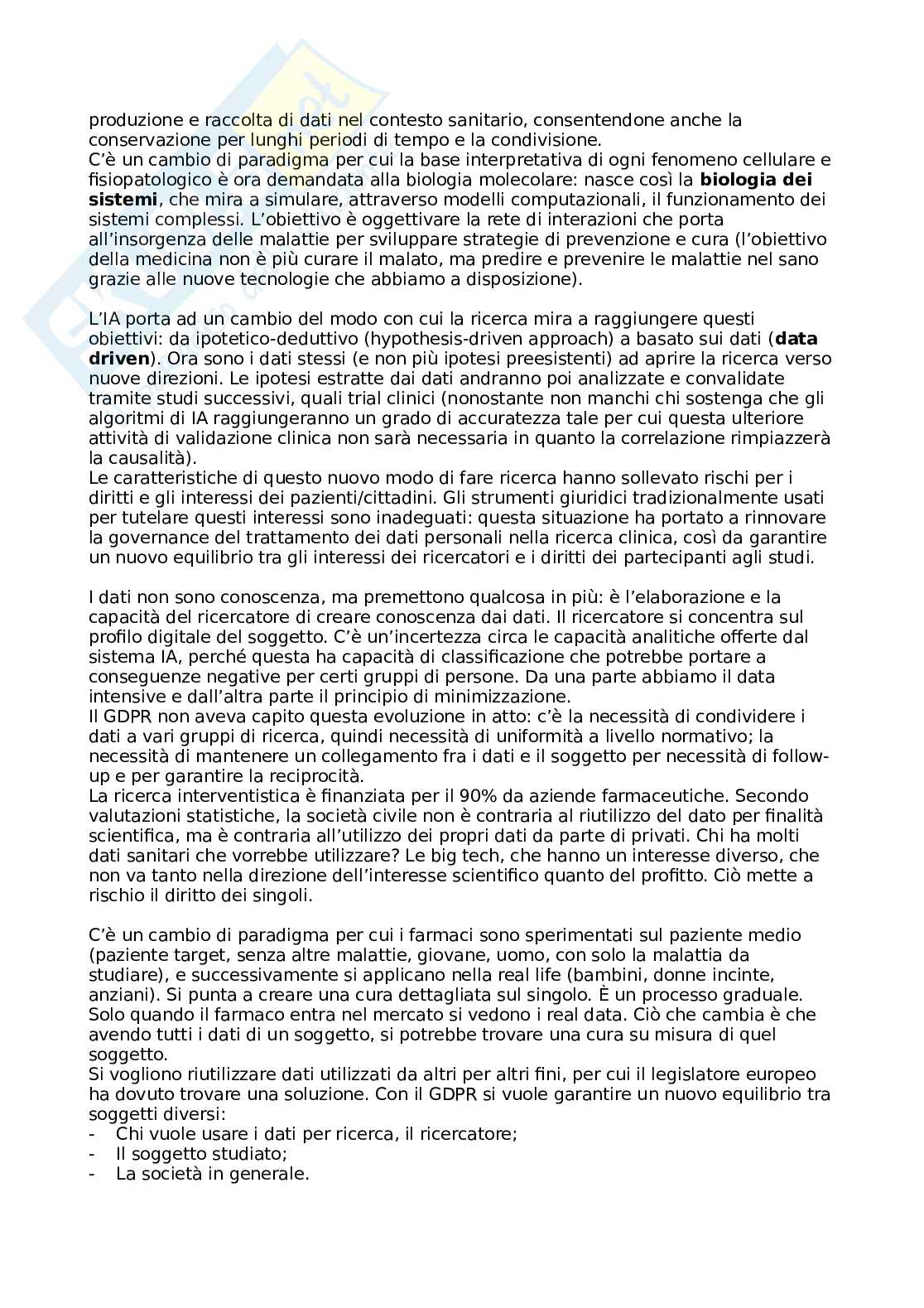 Riassunto esame Informatica giuridica, Prof. Durante Massimo, libro consigliato La politica dei dati, Durante Massimo Pag. 41
