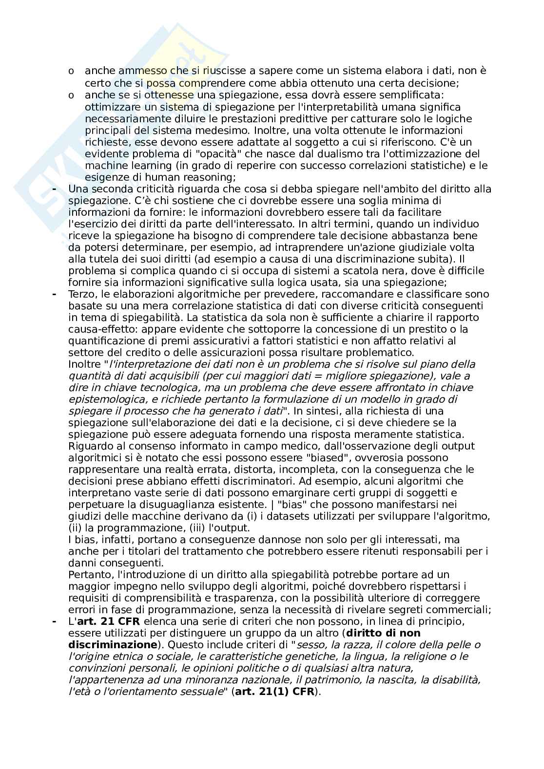 Riassunto esame Informatica giuridica, Prof. Durante Massimo, libro consigliato La politica dei dati, Durante Massimo Pag. 76