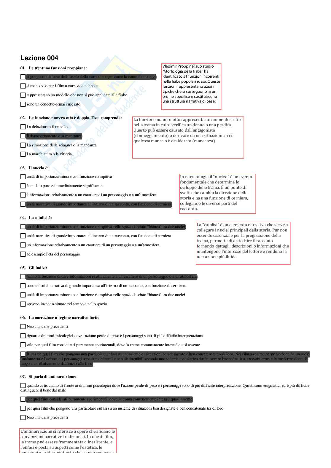 Paniere Laboratorio di lettura dell' immagine - Risposte multiple - aggiornato (2026) Pag. 6