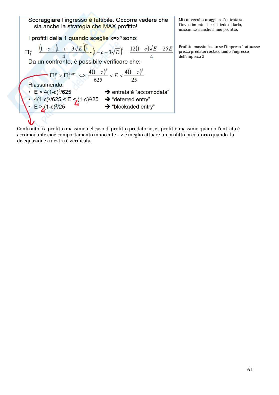 Appunti di lezione completi (parte 1 su 2) del corso di Economia manageriale e industriale (parte di industriale) Pag. 61