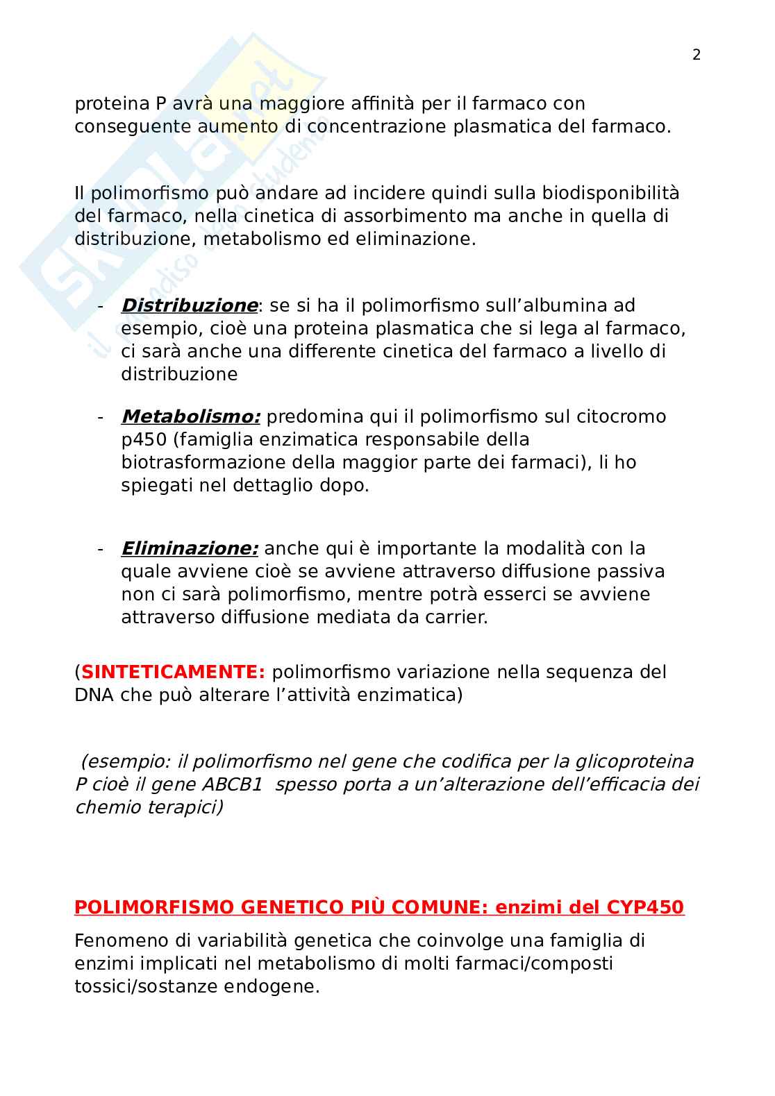Polimorfismo genetico Pag. 2