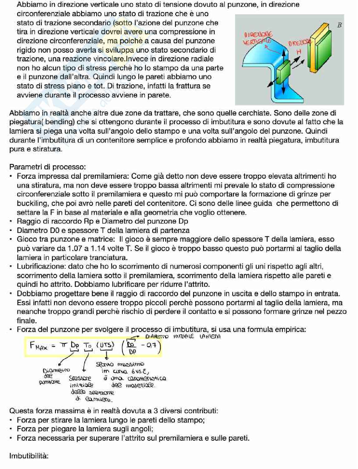 Appunti del Corso di Tecnologia meccanica Pag. 91