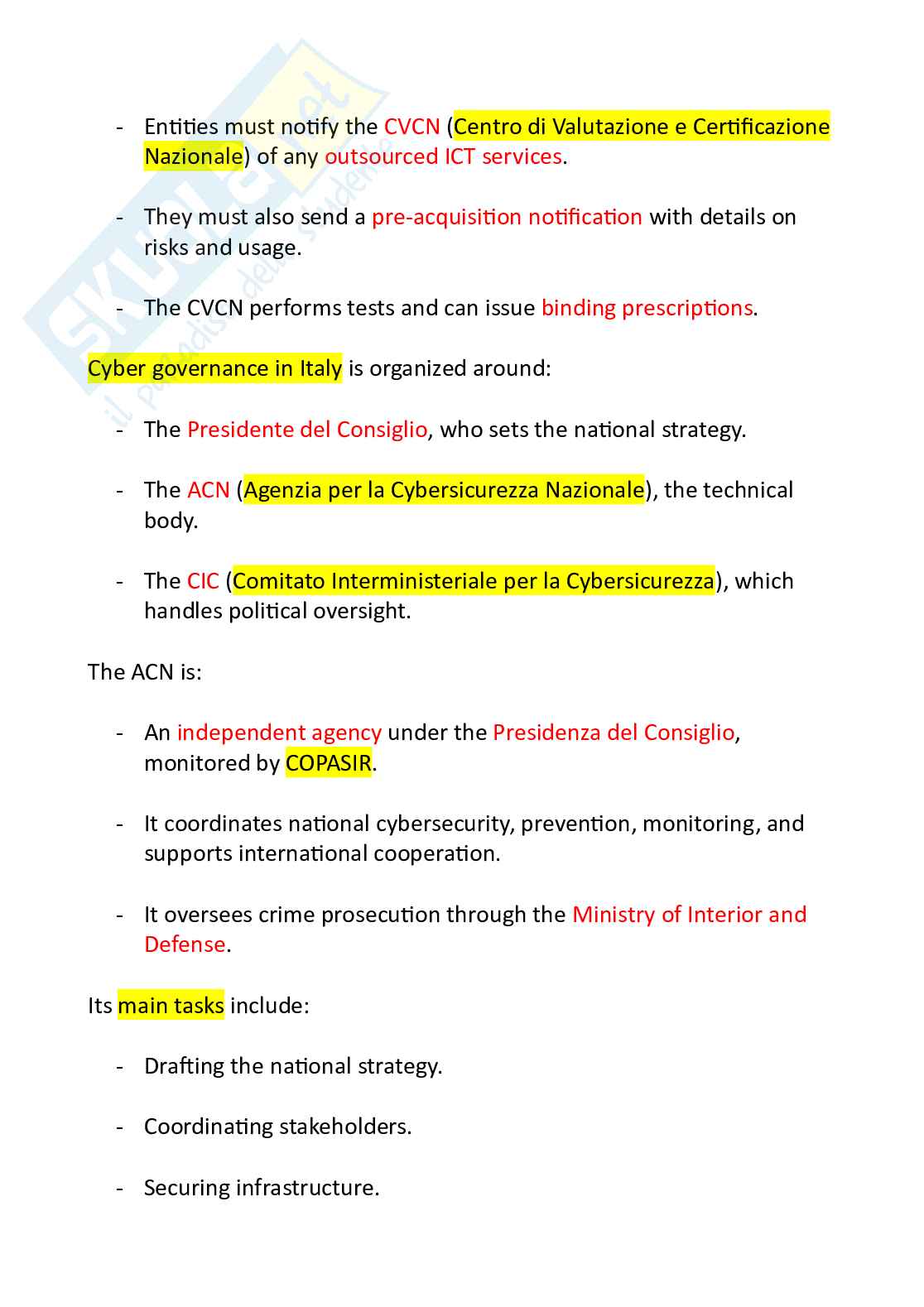 Appunti Information and technology law (parte 1) Pag. 16