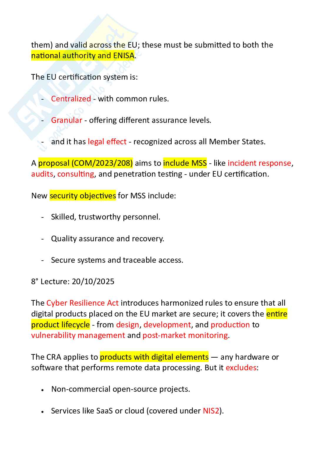 Appunti Information and technology law (parte 1) Pag. 21