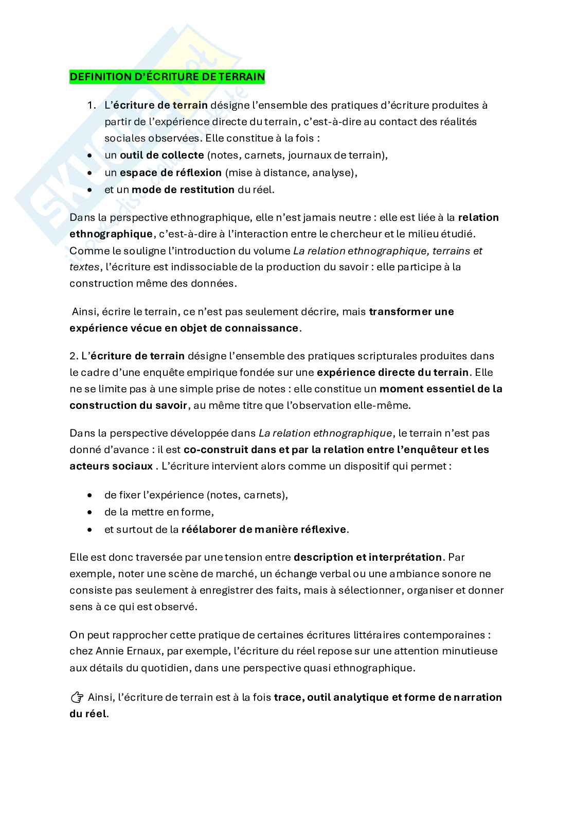 Informazioni utili esame Cultura francese Pag. 1