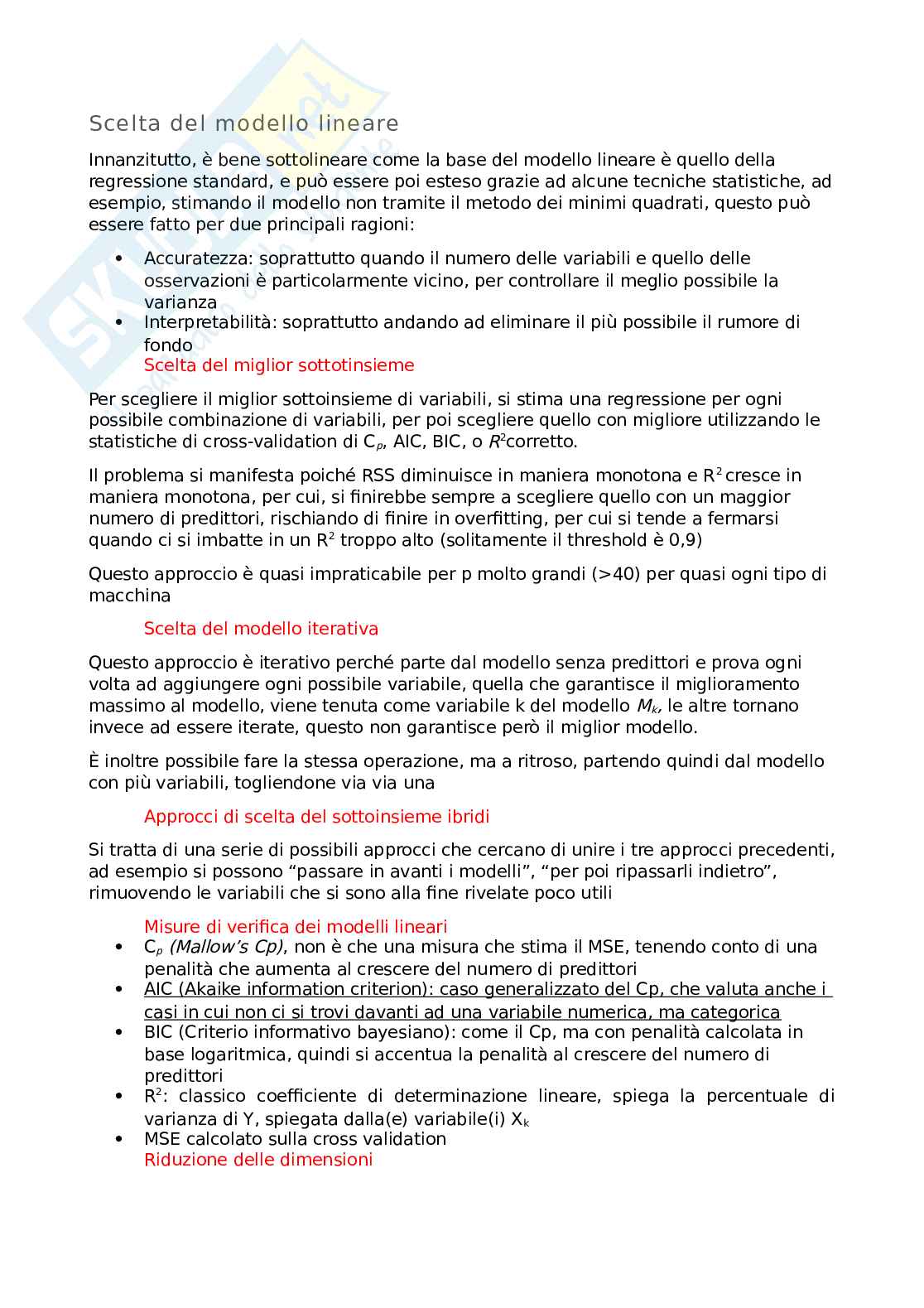 Appunti Data Reduction, Information Design e Data Visualization Pag. 6