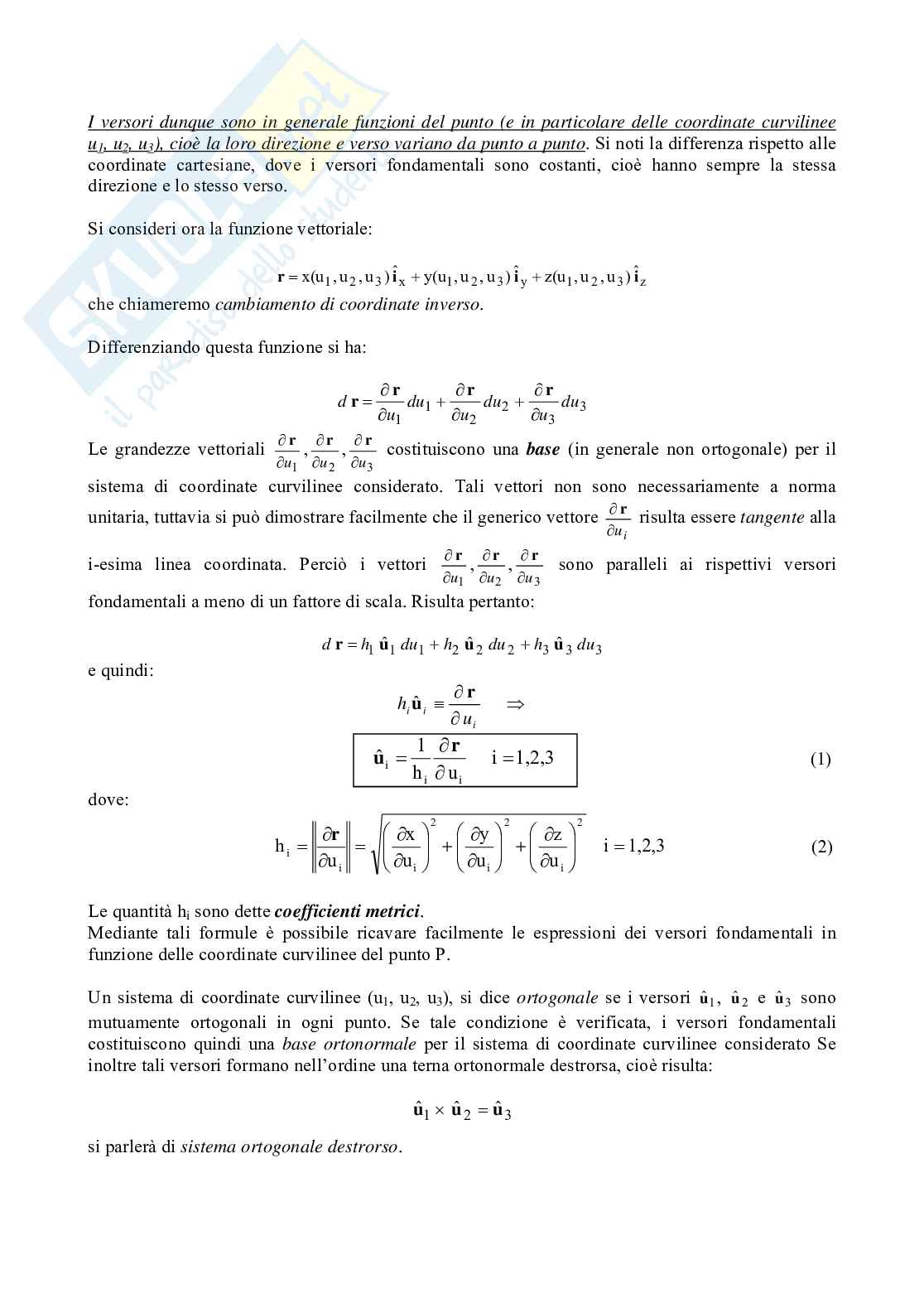 Conoscenze preliminari Elettrotecnica 1 Pag. 2